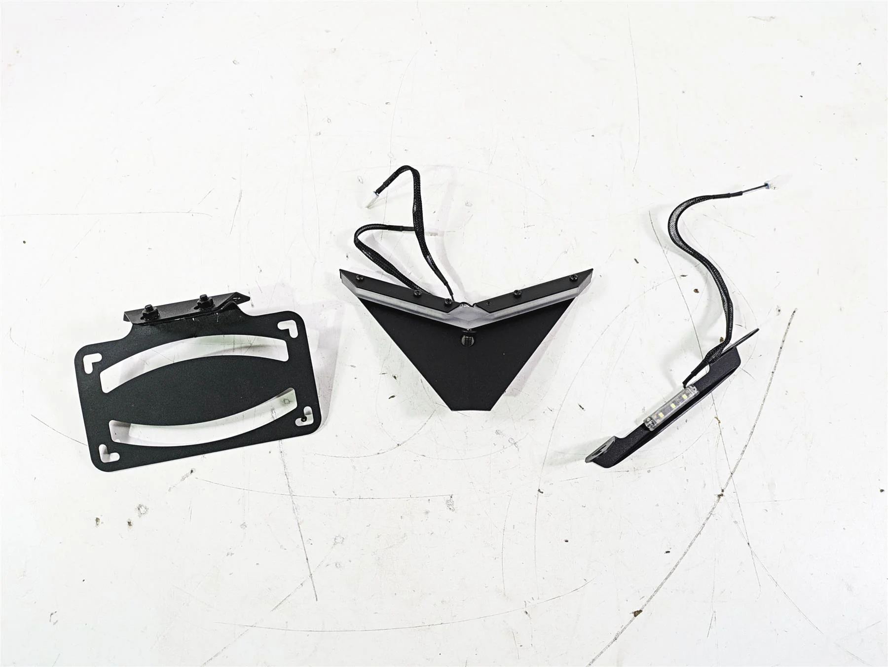2022 MV Agusta F3 800 Rosso NRC New Rage Cycles Tidy Tail Plate Holder Blinker Set - Image 2