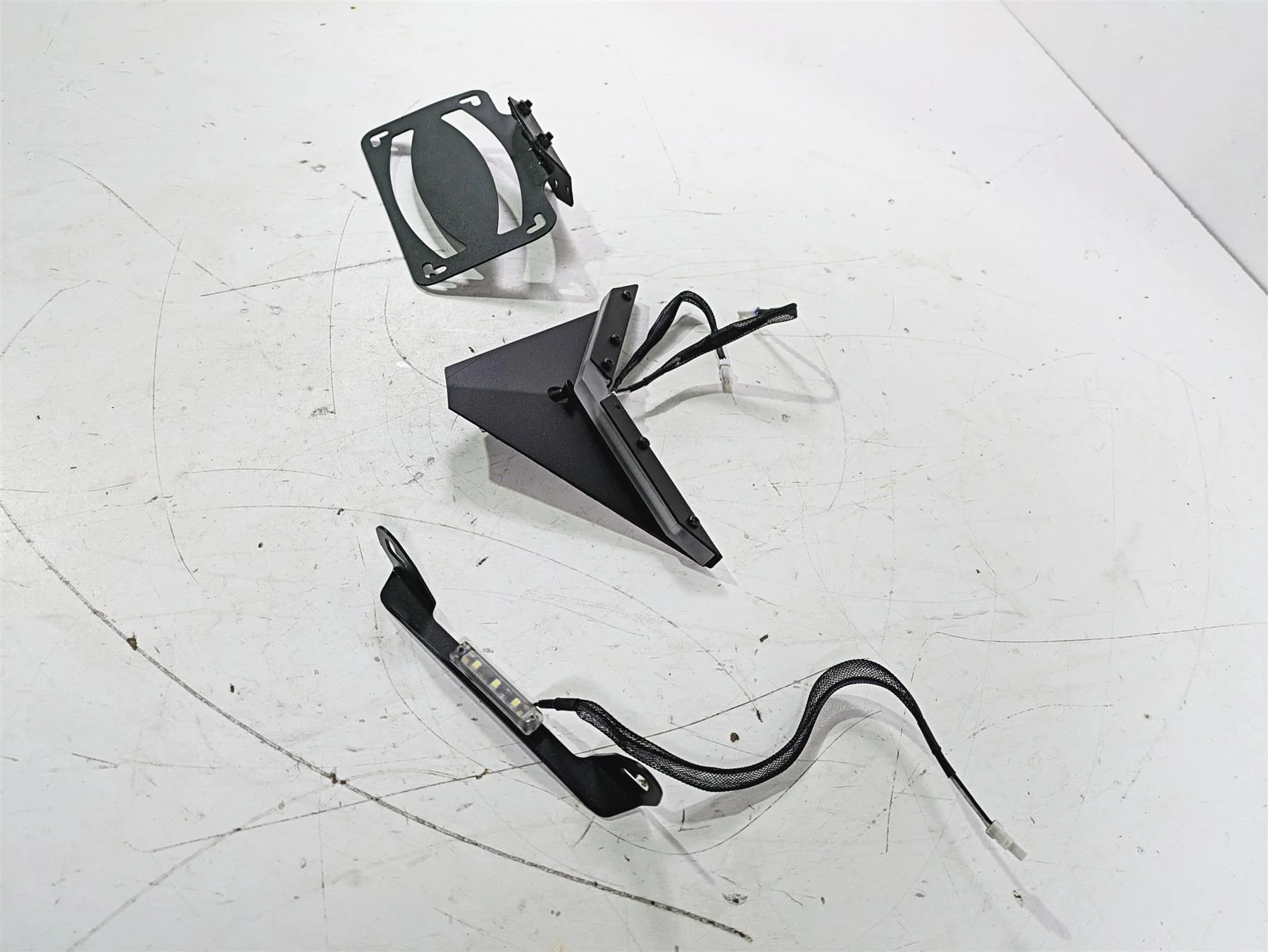 2022 MV Agusta F3 800 Rosso NRC New Rage Cycles Tidy Tail Plate Holder Blinker Set - Image 3