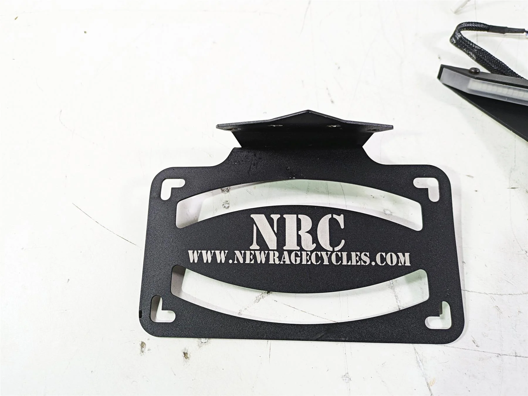 2022 MV Agusta F3 800 Rosso NRC New Rage Cycles Tidy Tail Plate Holder Blinker Set - Image 8