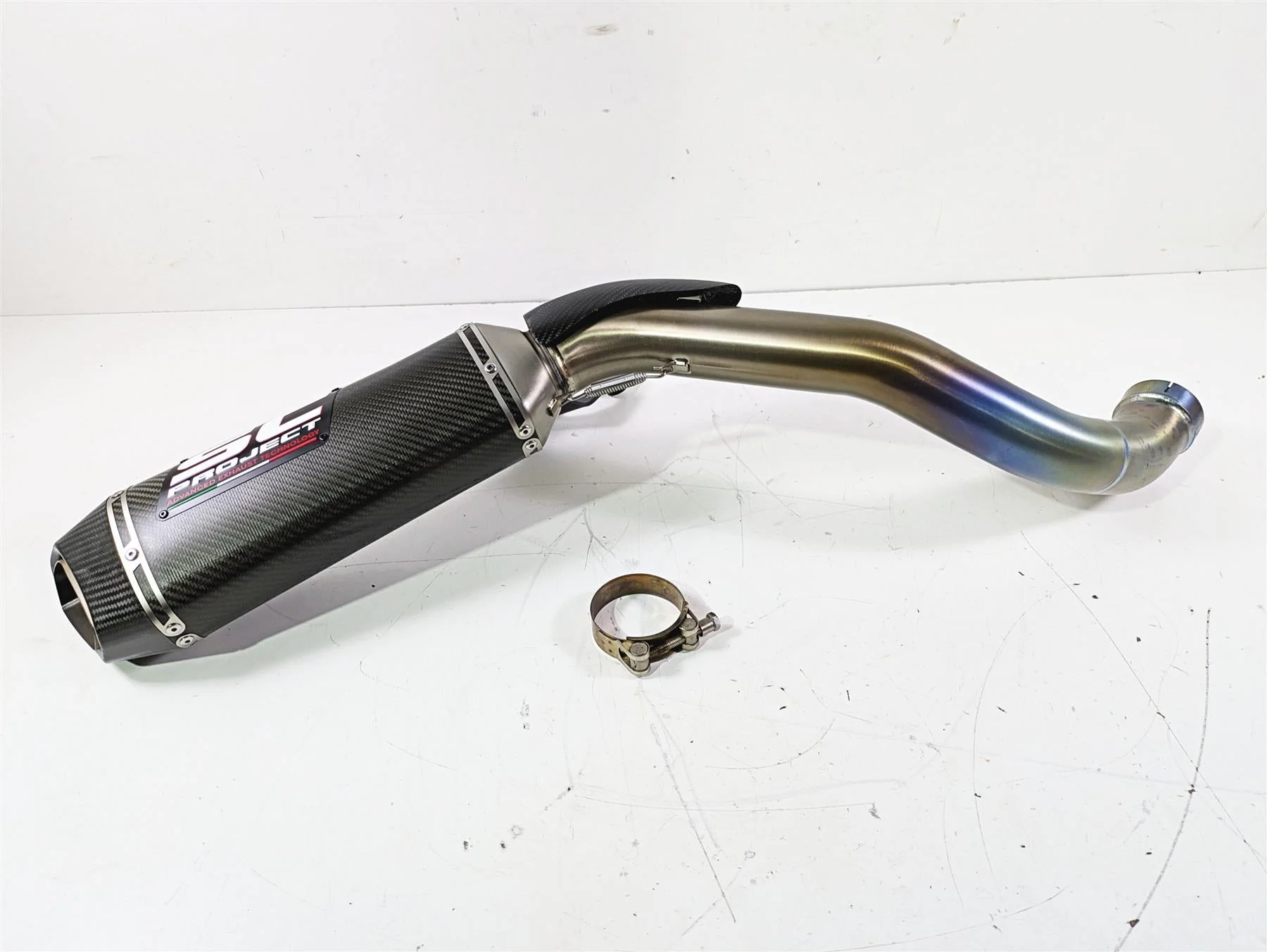 2022 MV Agusta F3 800 Rosso SC-Project High Mount Exhaust Pipe M08B-HT91C