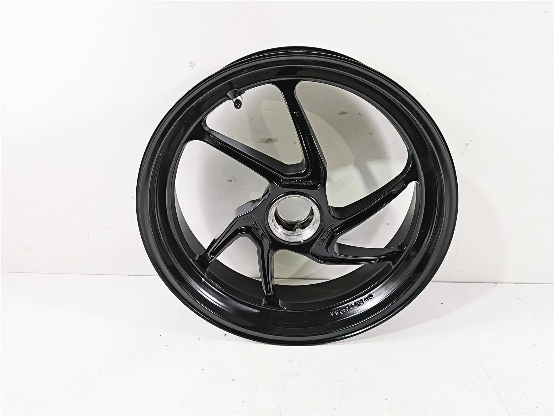2022 MV Agusta F3 800 Rosso Straight Black Rear Wheel Rim 17x5.5 80A0C3289