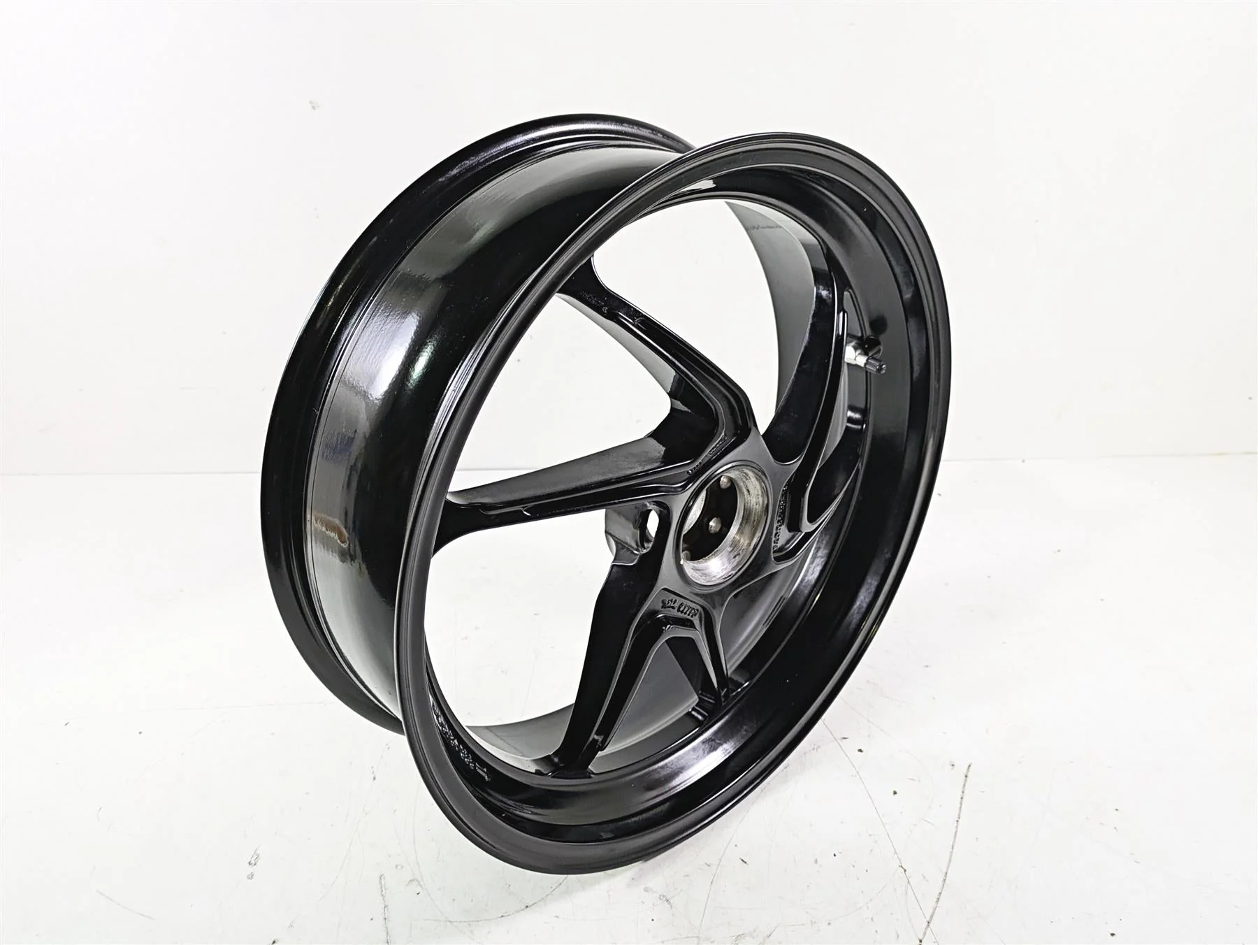 2022 MV Agusta F3 800 Rosso Straight Black Rear Wheel Rim 17x5.5 80A0C3289 - Image 12