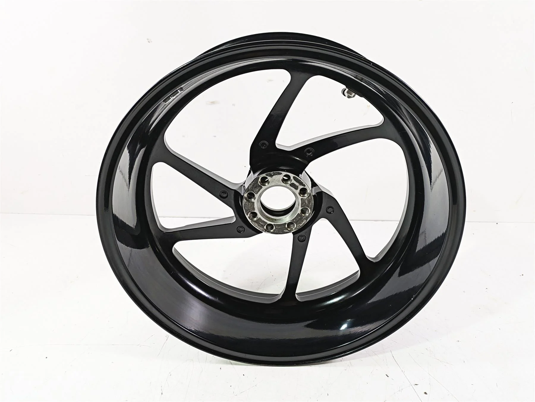 2022 MV Agusta F3 800 Rosso Straight Black Rear Wheel Rim 17x5.5 80A0C3289 - Image 3