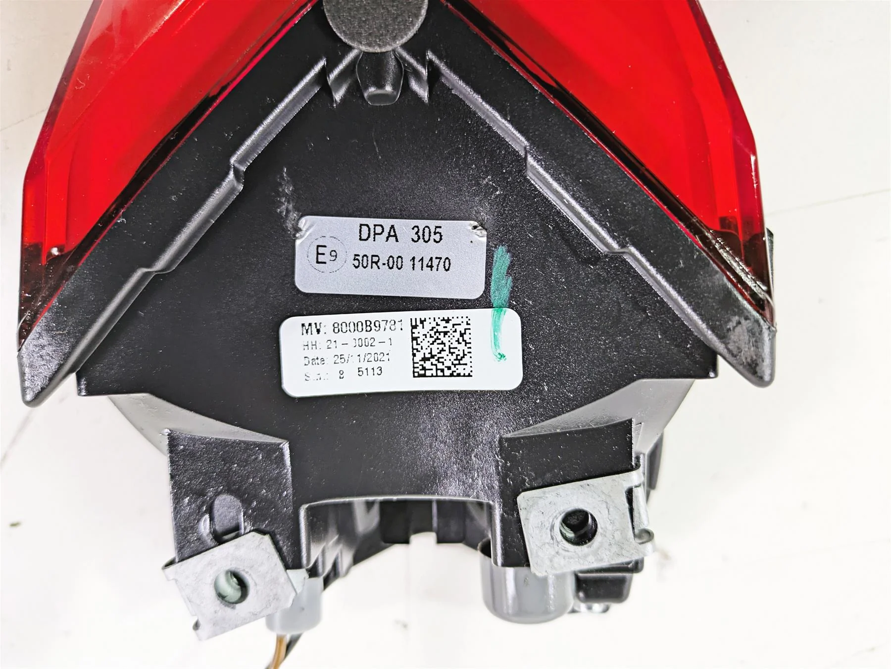 2022 MV Agusta F3 800 Rosso Taillight Tail Light Lamp Lens 8000B9781 - Image 10