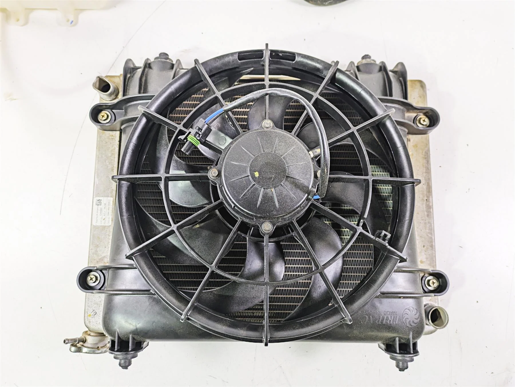 2022 Polaris Ranger 1000 Premium Radiator Fan Reservoir Set 1240664 1240663 - Image 2