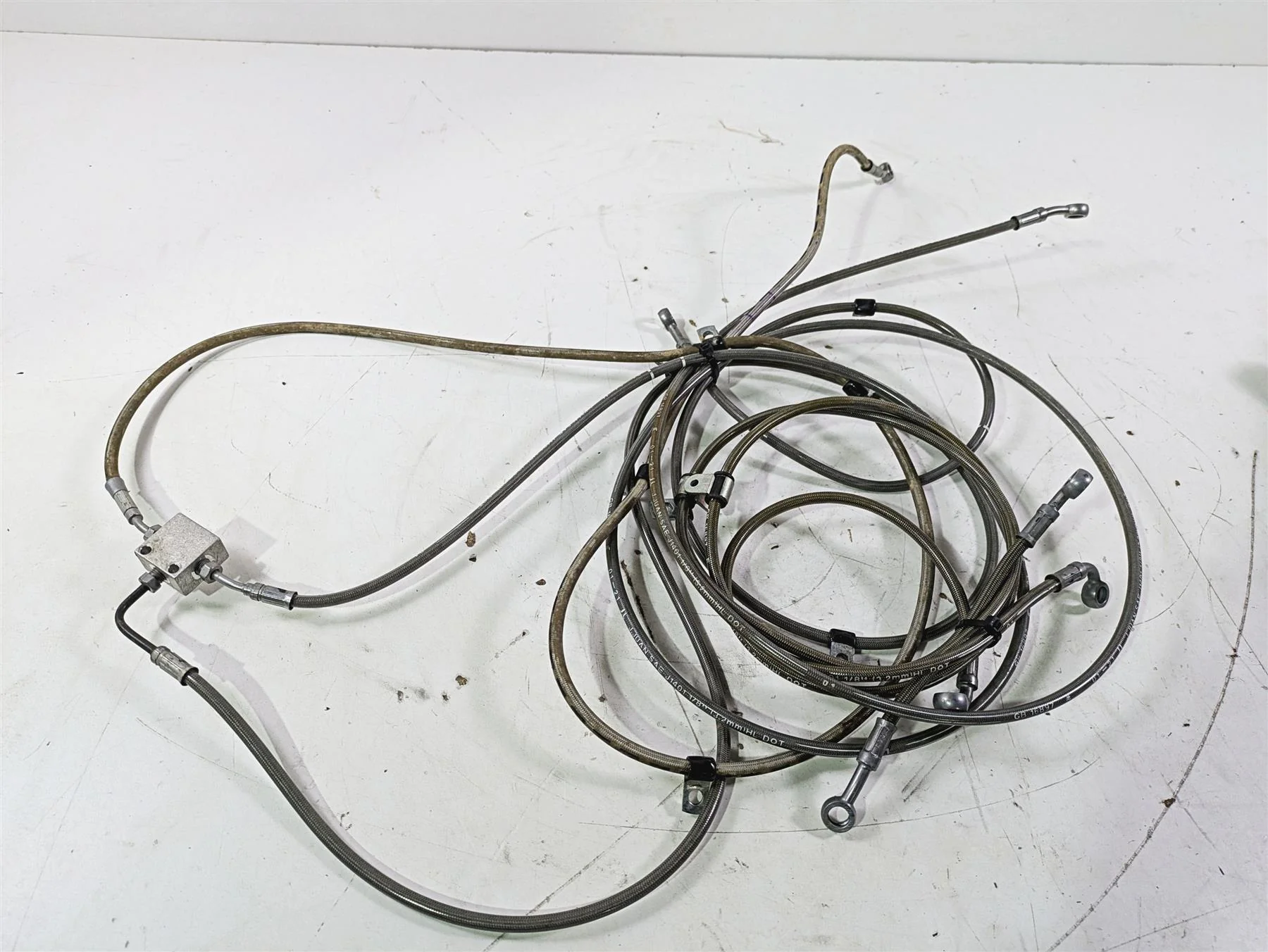2022 Polaris RZR XP 4 1000 Premium Front Rear Brake Line Hose Set 1912881