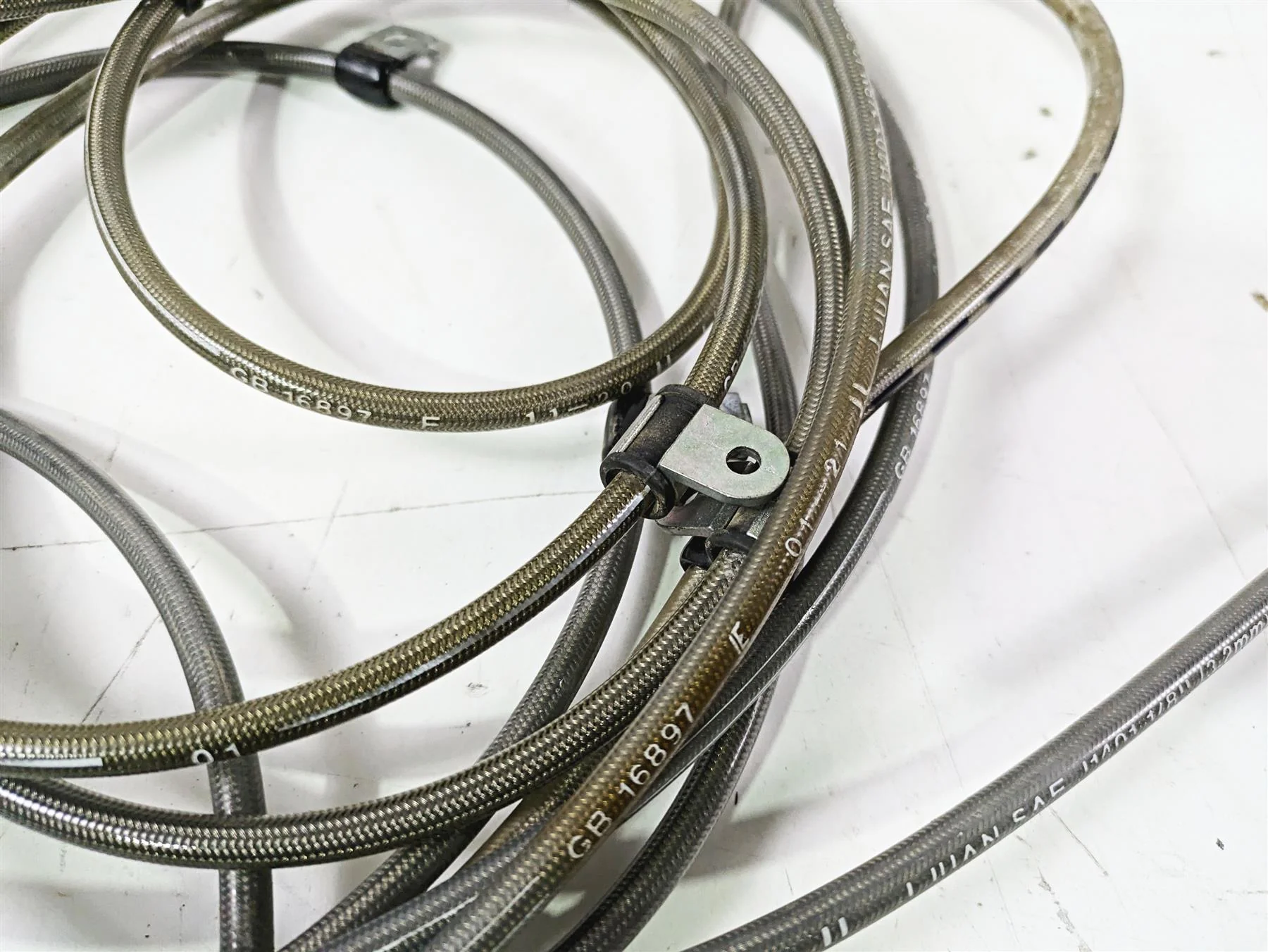 2022 Polaris RZR XP 4 1000 Premium Front Rear Brake Line Hose Set 1912881 - Image 7
