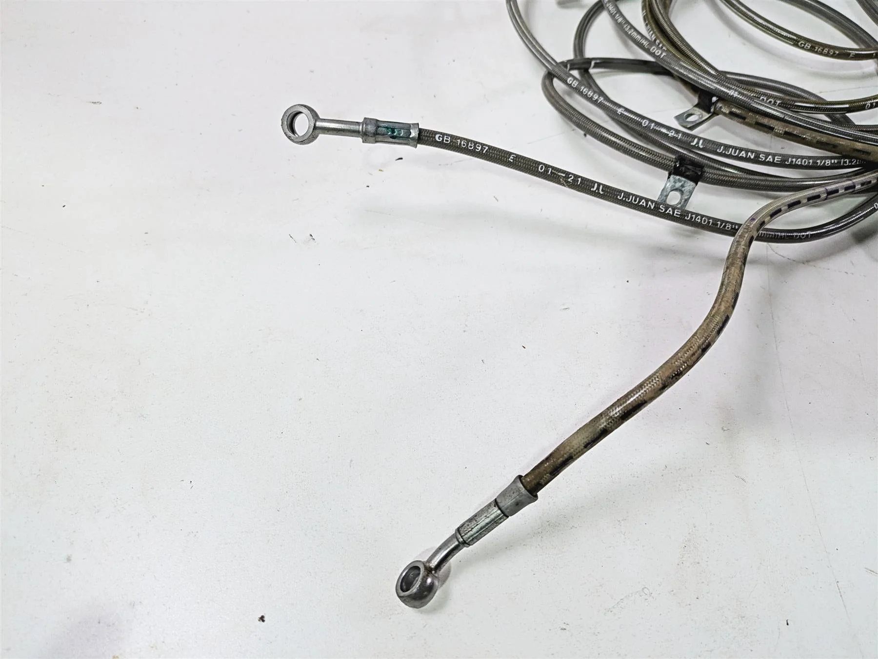 2022 Polaris RZR XP 4 1000 Premium Front Rear Brake Line Hose Set 1912881 - Image 9