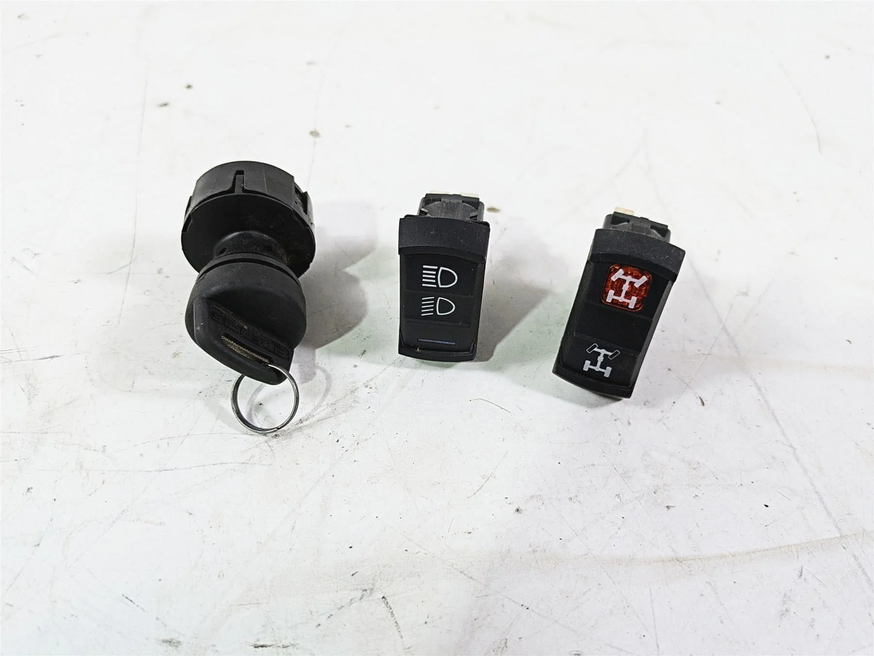 2022 Polaris RZR XP 4 1000 Premium Ignition Awd Fwd Light Switch & Key 4016058 - Image 12