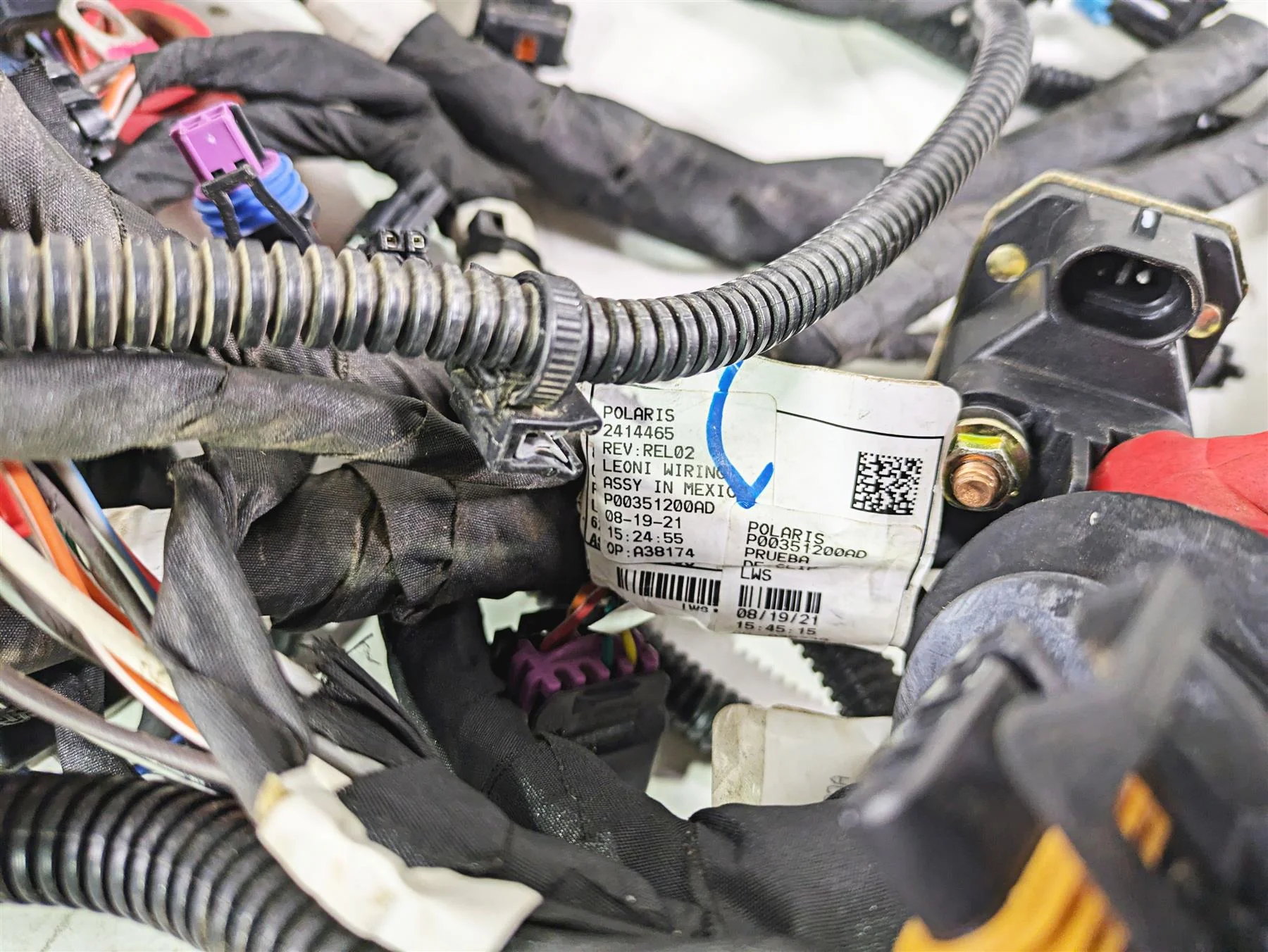 2022 Polaris RZR XP 4 1000 Premium Main Wiring Harness Loom - No Cut 2414465 - Image 3