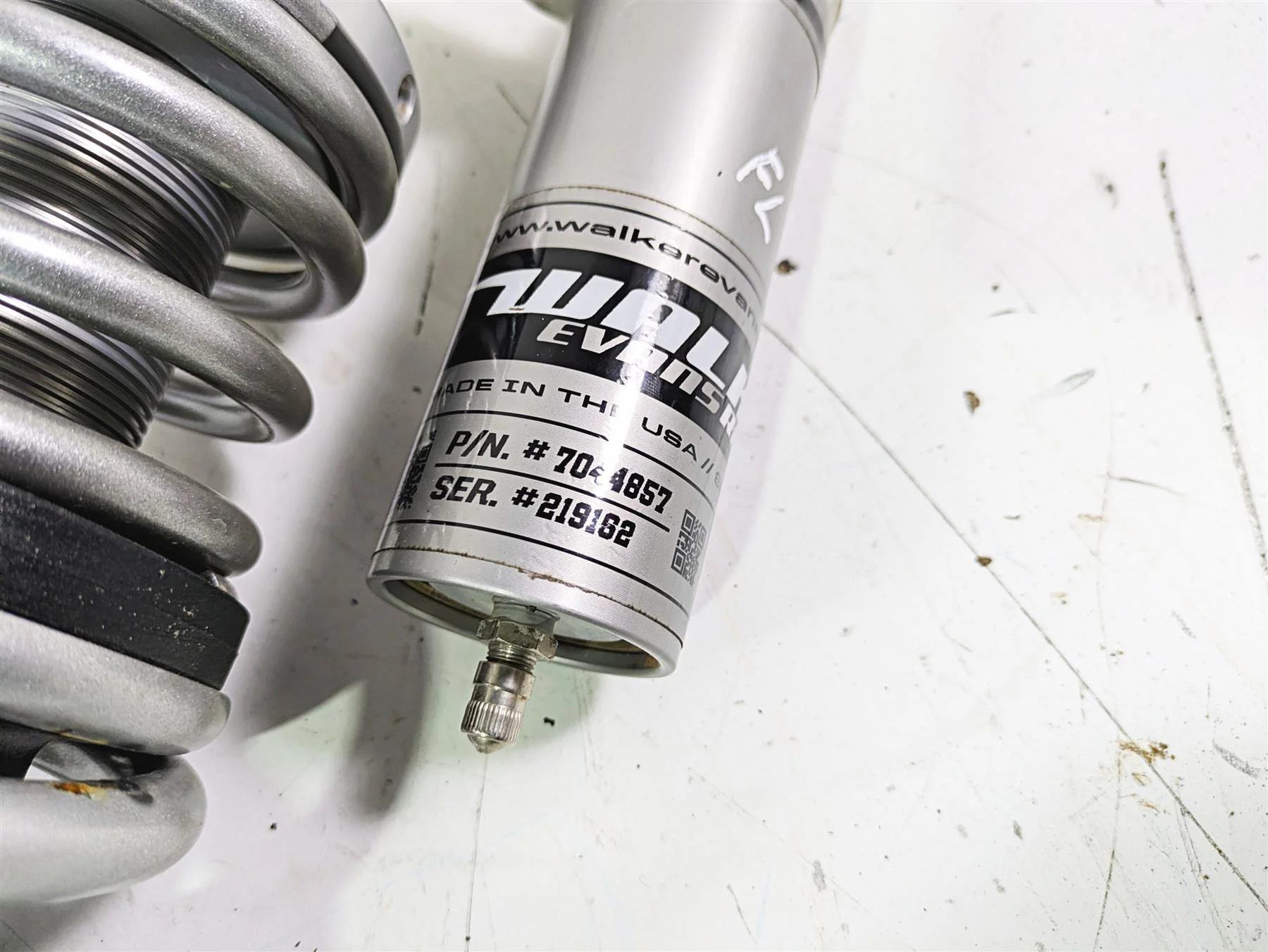 2022 Polaris RZR XP 4 1000 Premium Walker Evans Front Left Shock Damper 7044857 - Image 5