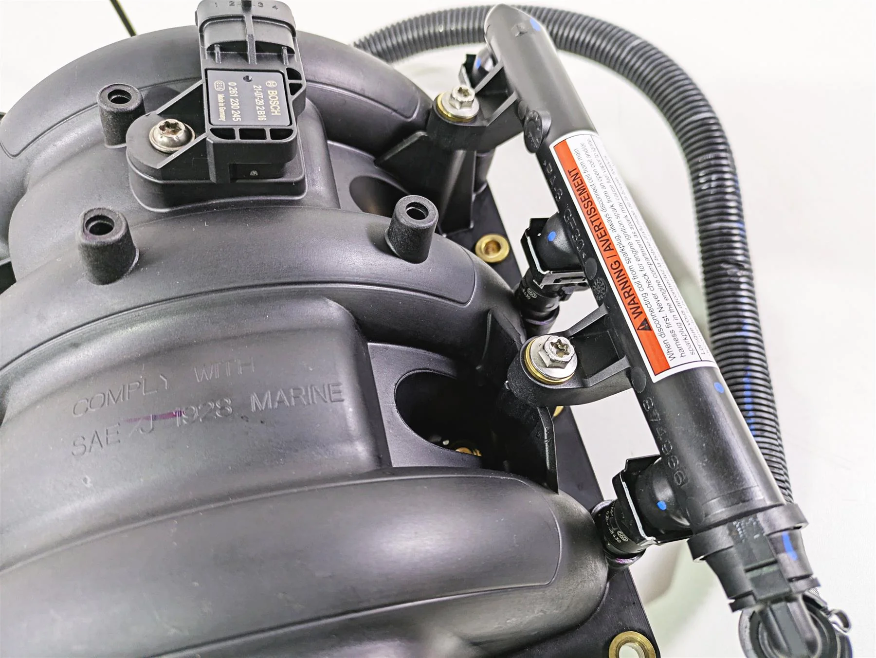 2022 SeaDoo Spark 900 Trixx Intake Manifold & Injectors 420867368 I 420874855 - Image 7