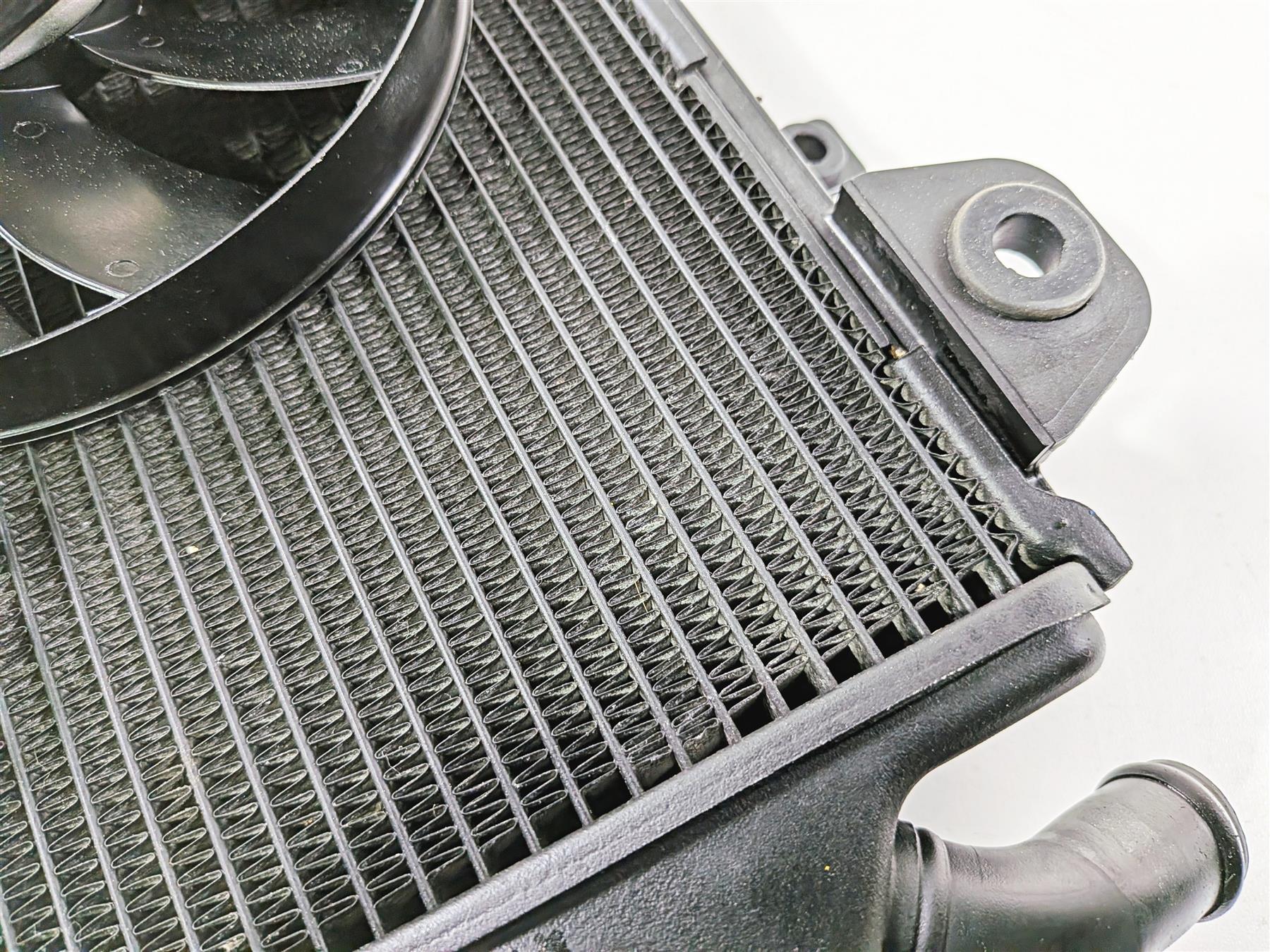 2022 Triumph Tiger 900 GT Pro Left Coolant Radiator And Fan T2104610 - Image 6