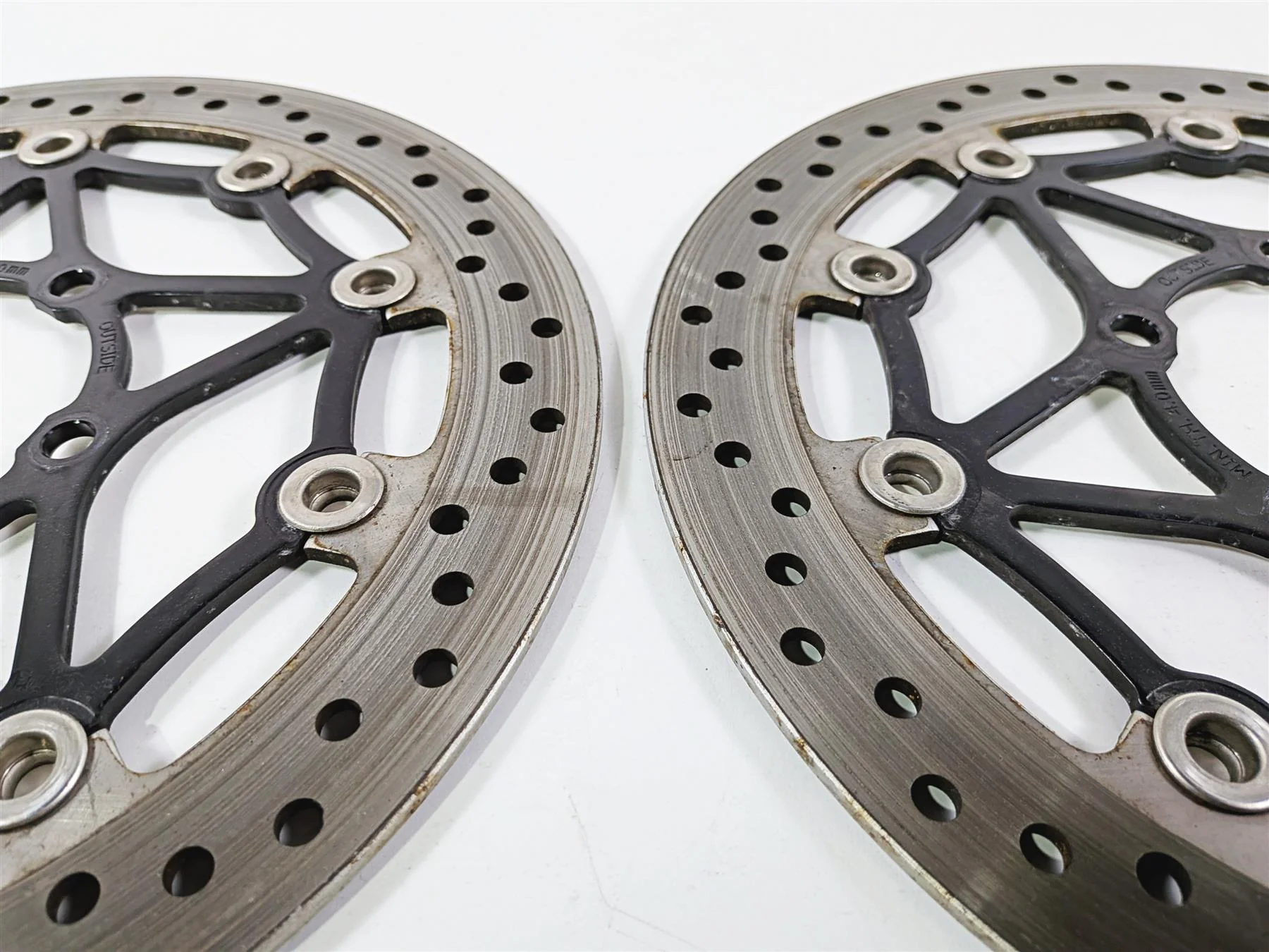 2022 Triumph Tiger 900 GT Pro Nice Front Brake Disc Rotor Set 4.4mm T2022058 - Image 8