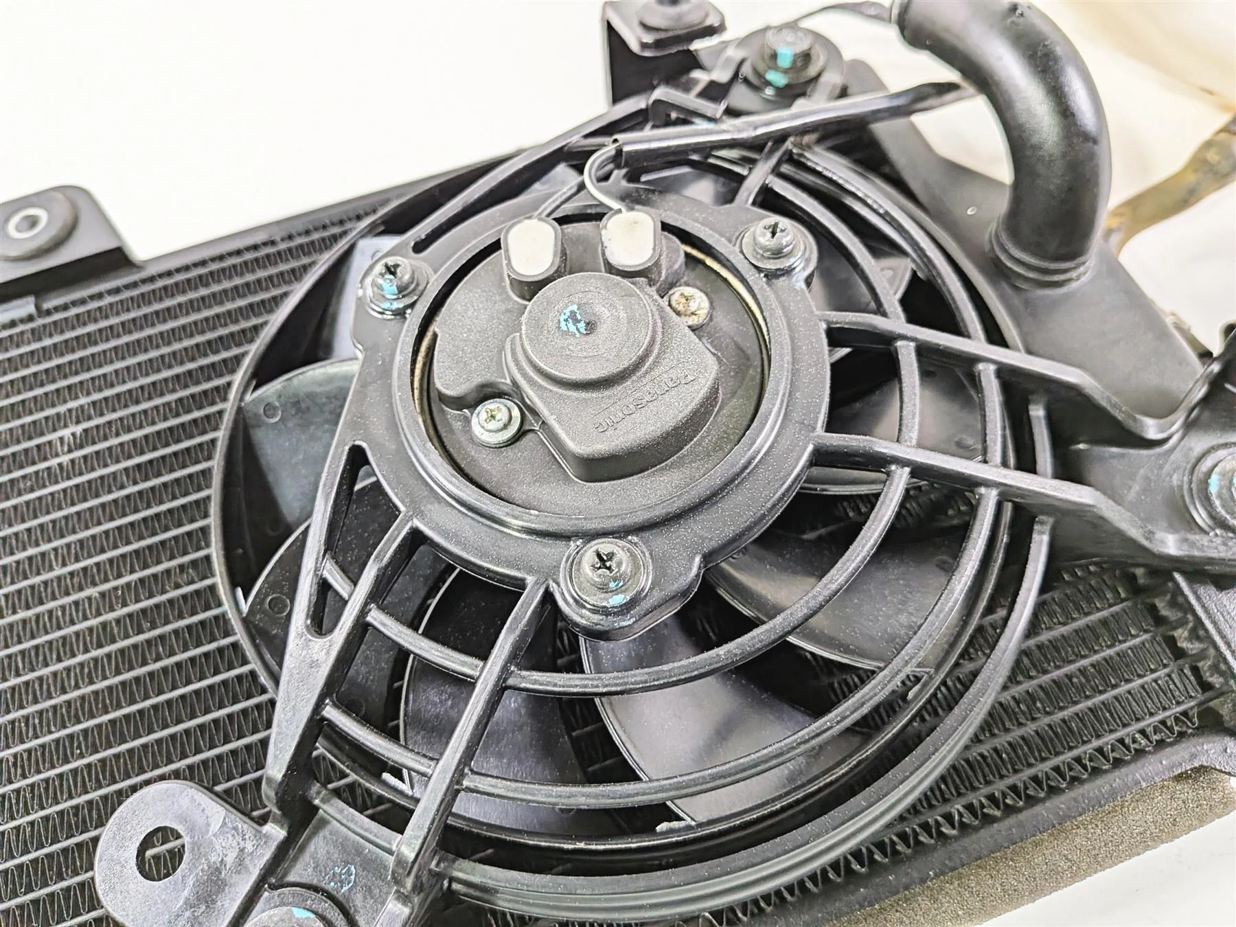 2022 Triumph Tiger 900 GT Pro Right Radiator Fan Reservoir Hoses T2104600 - Image 8