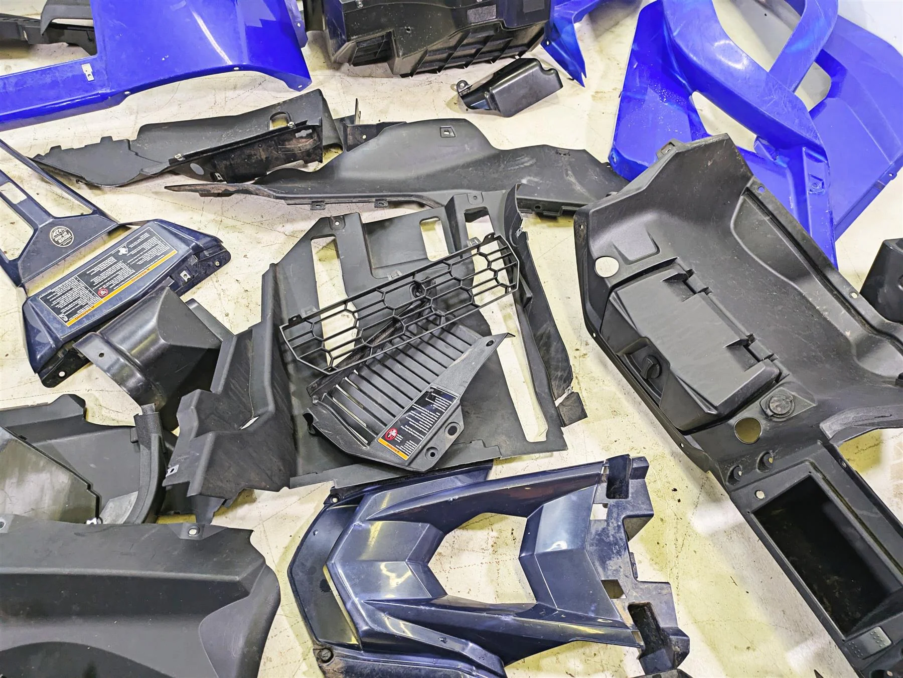 2022 Yamaha YXZ1000 R Fairing Cover Plastic Interior Set 2HC-F1511-50-00 - Image 10