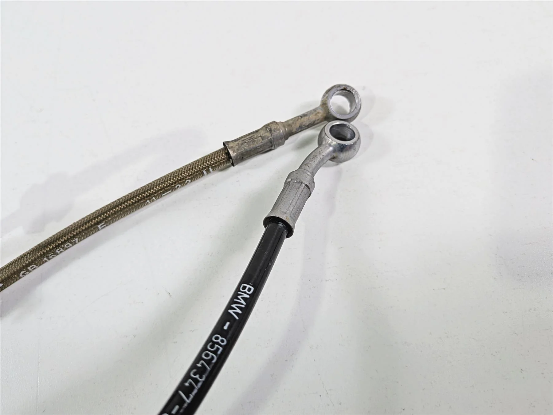 2023 BMW F850GS K81 Front Abs Brake Line Hose Set 34328564348 34328564347 - Image 12
