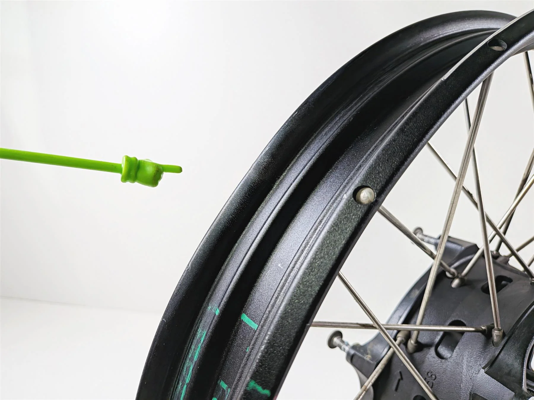 2023 BMW F850GS K81 Front Spoke Wheel Rim 21x2.15 Wobble - Dent 36318395499 - Image 10
