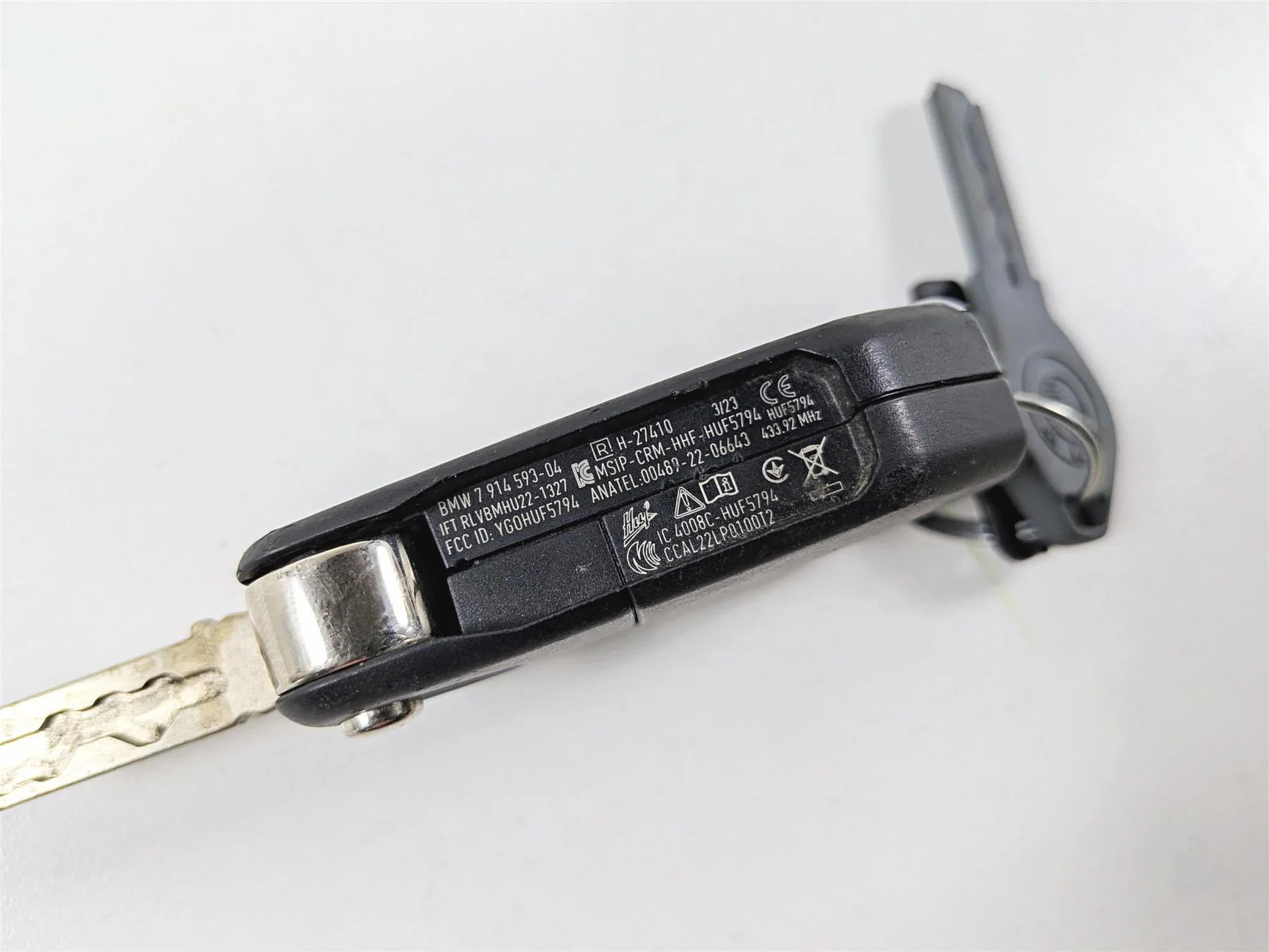 2023 BMW F850GS K81 Handsfree Ignition Switch Key Cdi 66128559944 13617108508 - Image 10