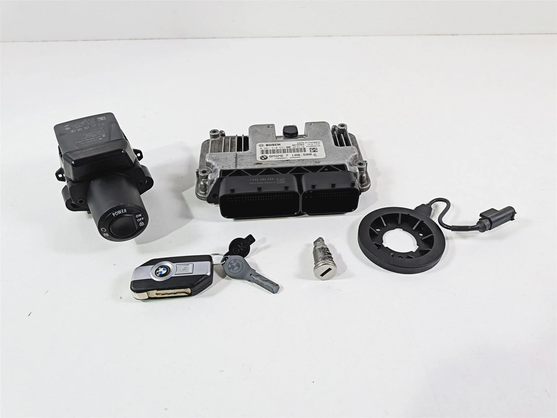 2023 BMW F850GS K81 Handsfree Ignition Switch Key Cdi 66128559944 13617108508 - Image 13