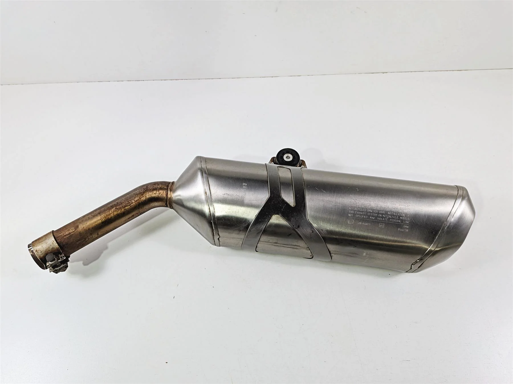 2023 BMW F850GS K81 Oem Lafranconi Exhaust Pipe Muffler Silencer 18518405097 - Image 4