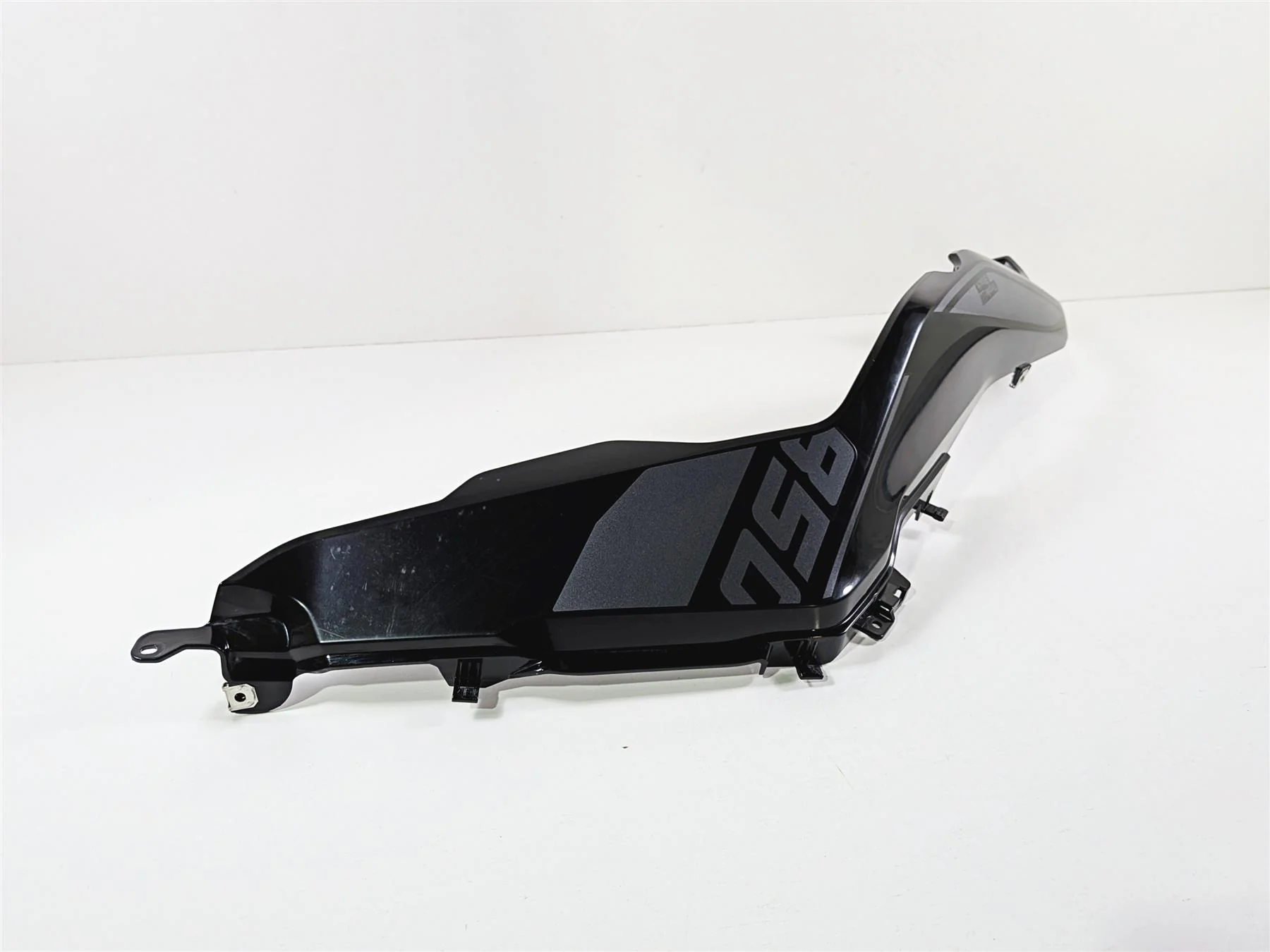 2023 BMW F850GS K81 Upper Left Triple Black Side Tank Fairing Cover 46638564627 - Image 5