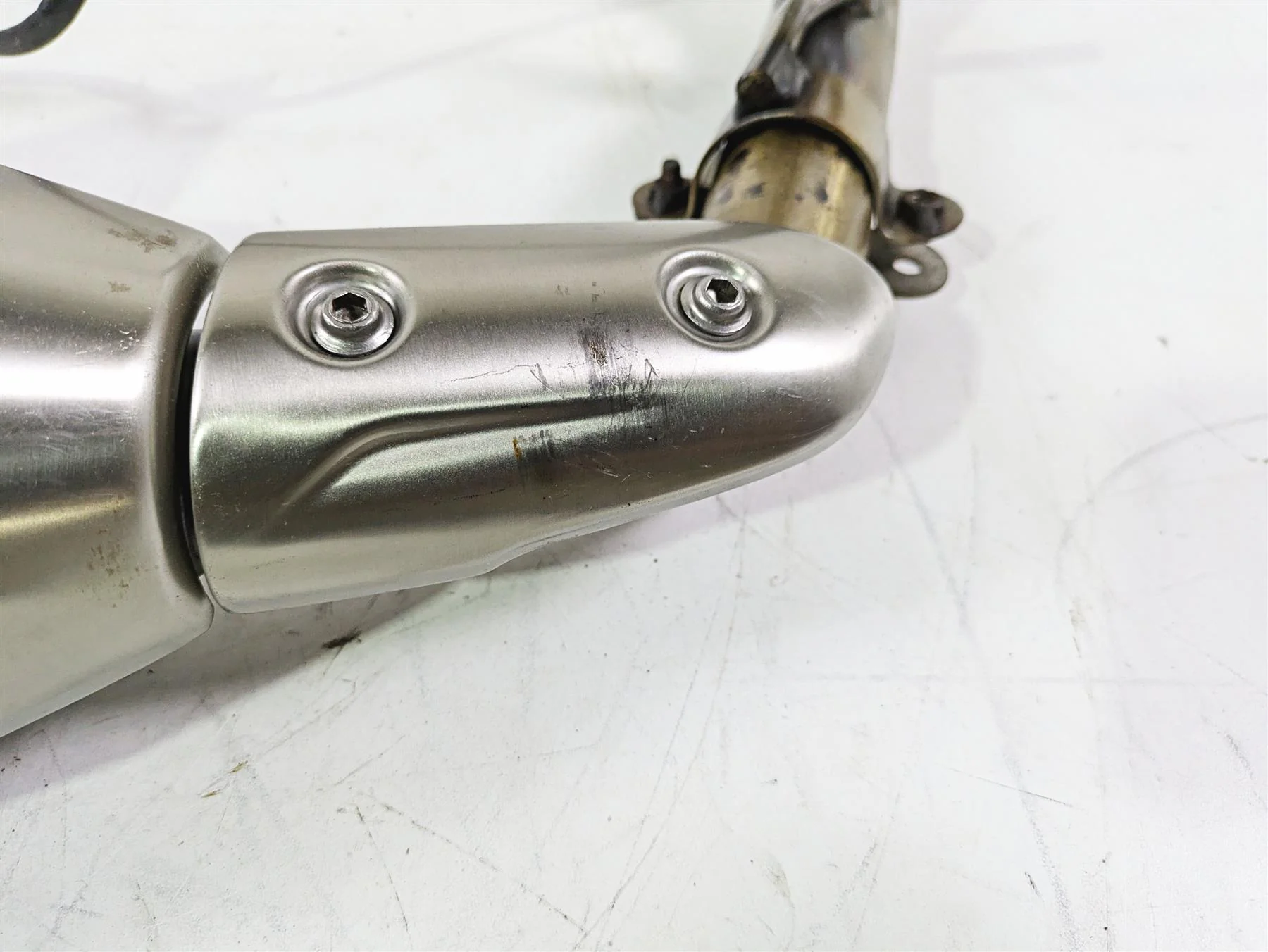 2023 BMW G310R K03 Exhaust Pipe Muffler & Midpipe 18519457919 - Image 6