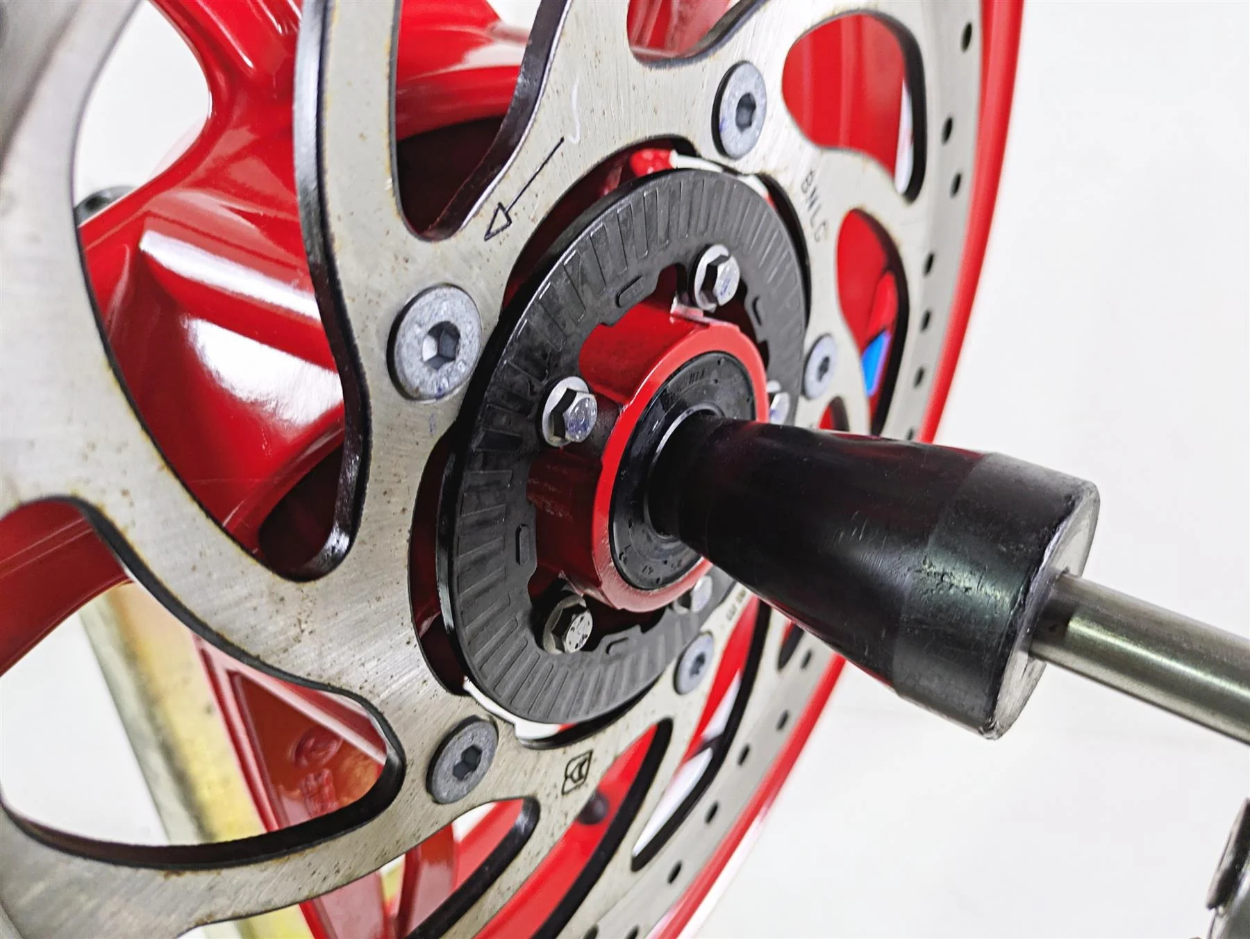 2023 BMW G310R K03 Red Front Wheel Rim 17.3 READ 36311542859 - Image 5