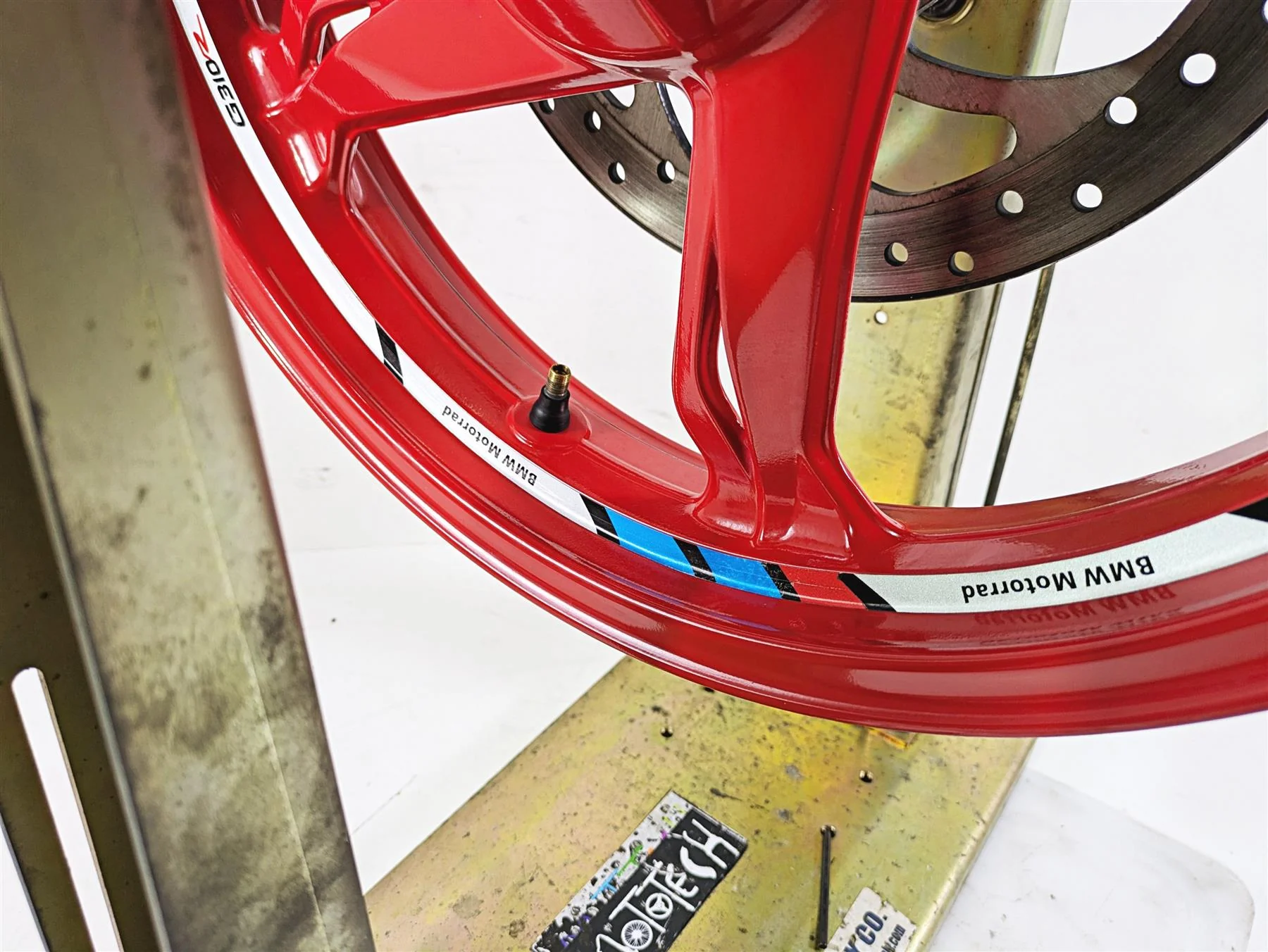 2023 BMW G310R K03 Red Front Wheel Rim 17.3 READ 36311542859 - Image 8