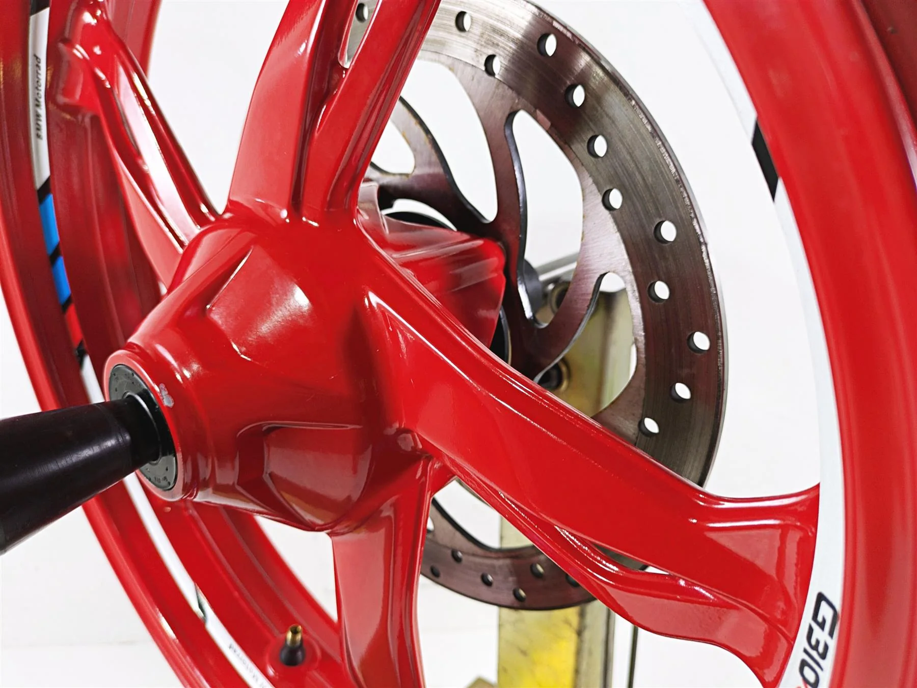 2023 BMW G310R K03 Red Front Wheel Rim 17.3 READ 36311542859 - Image 9