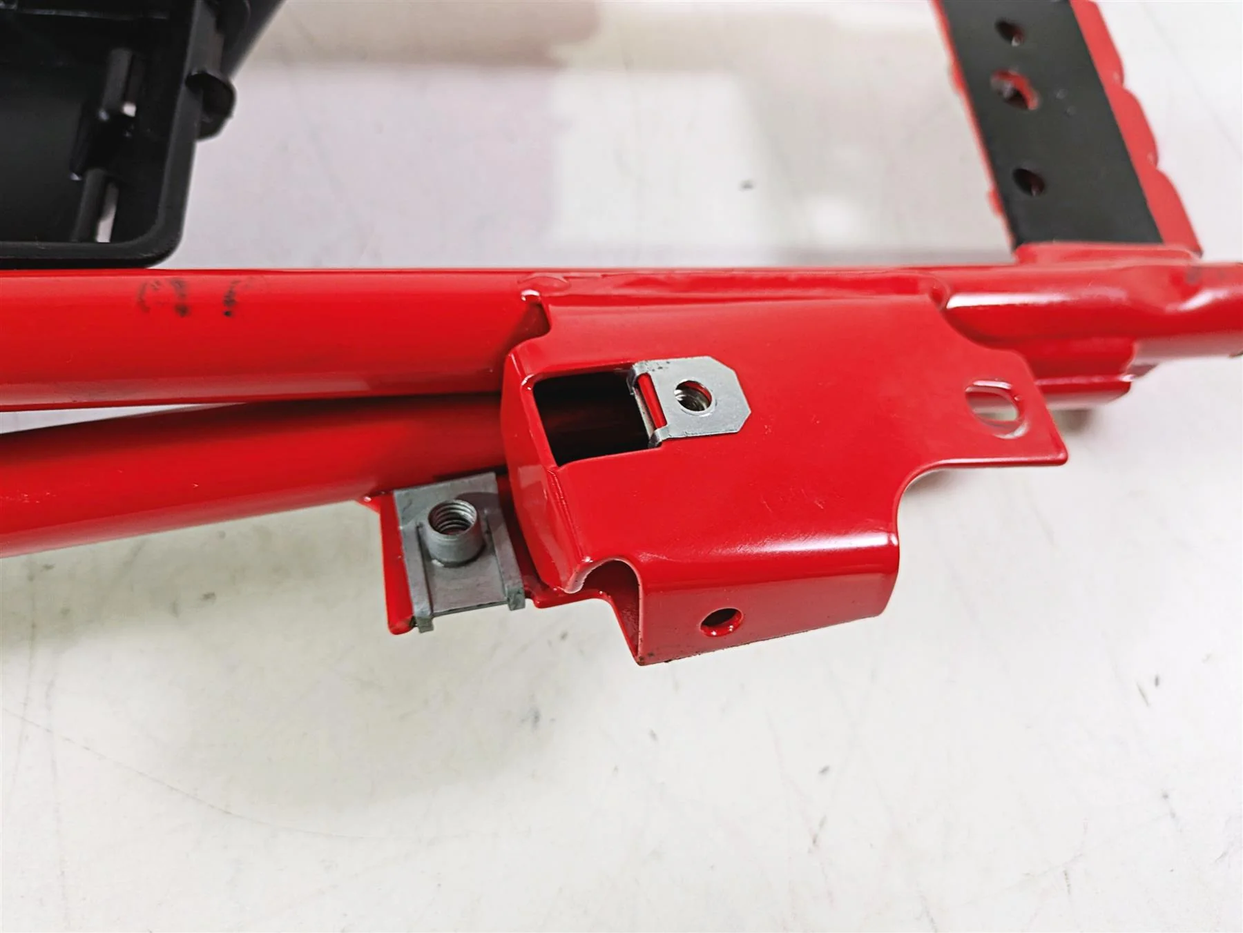 2023 BMW G310R K03 Red Straight Rear Subframe & Inner Fender 46511542804 - Image 8