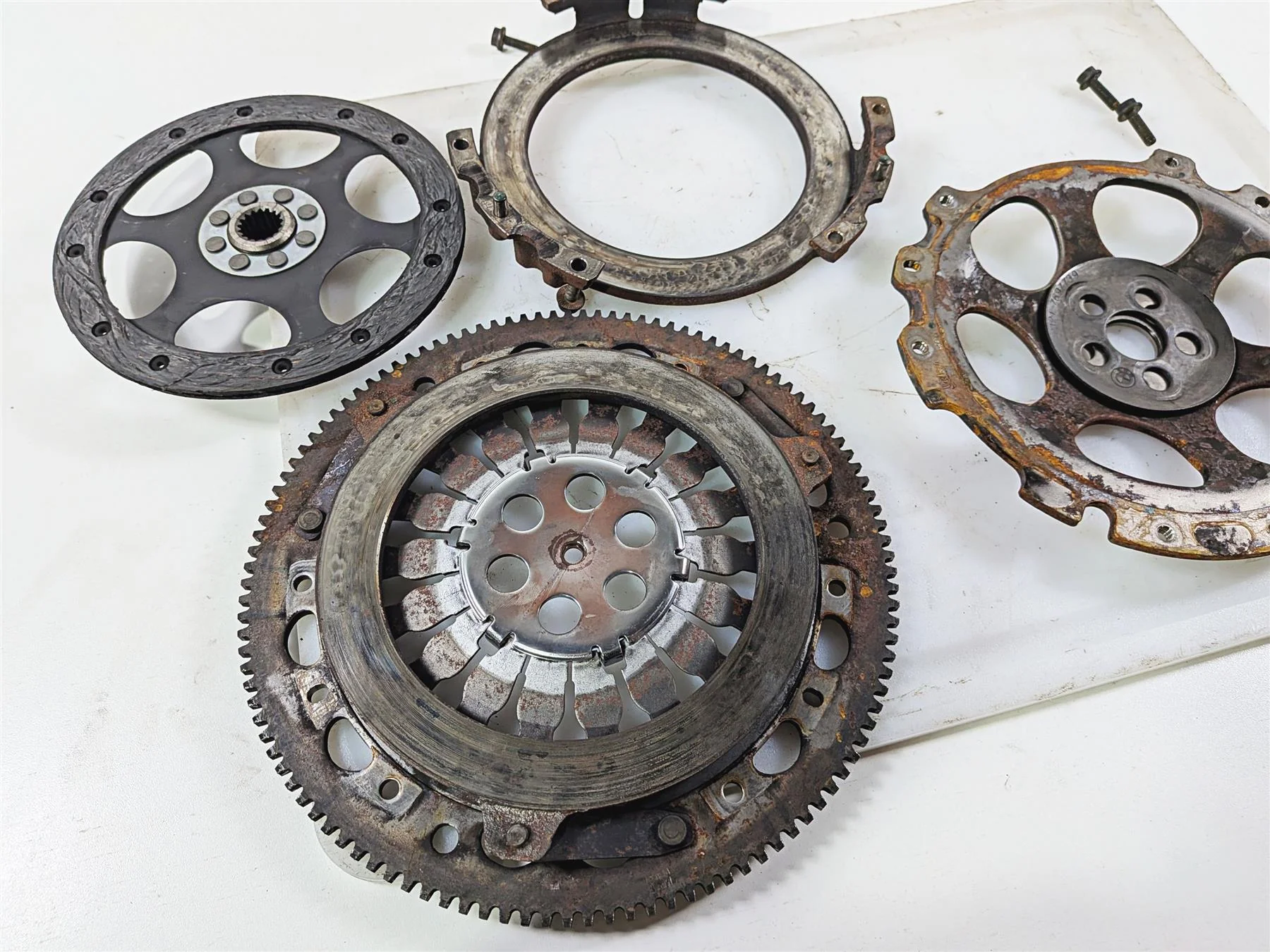 2023 BMW R nineT Scrambler K23 Clutch Friction Pressure Plate Set 21217697737 - Image 2