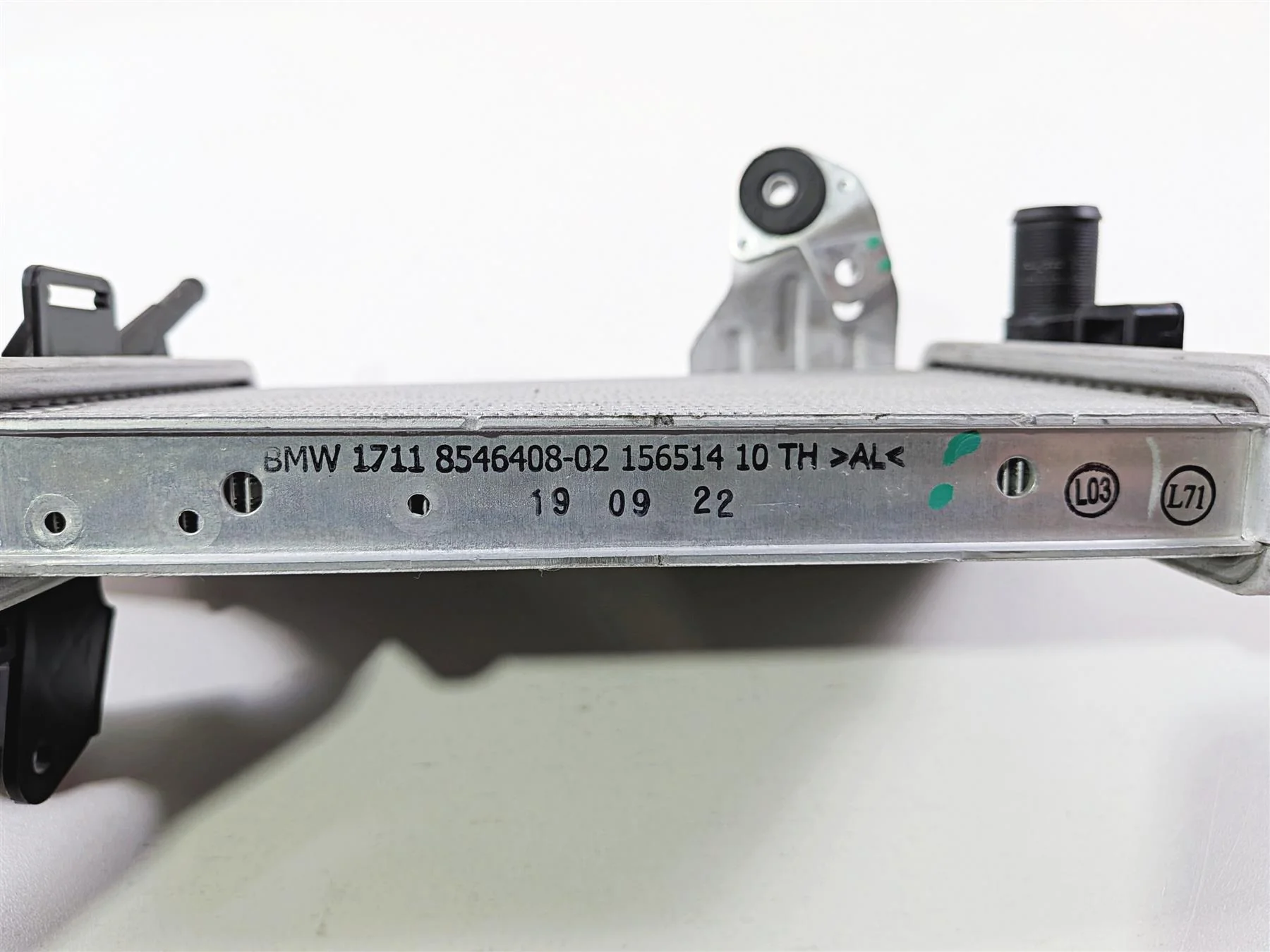 2023 BMW R1250RT RTP K52 Left Coolant Radiator - Broken Tab - Bent 17118546408 - Image 10