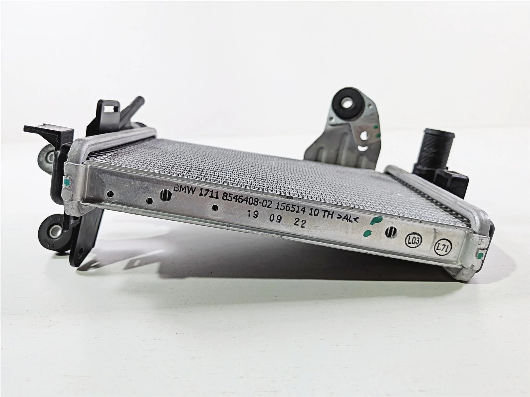 2023 BMW R1250RT RTP K52 Left Coolant Radiator - Broken Tab - Bent 17118546408 - Image 11