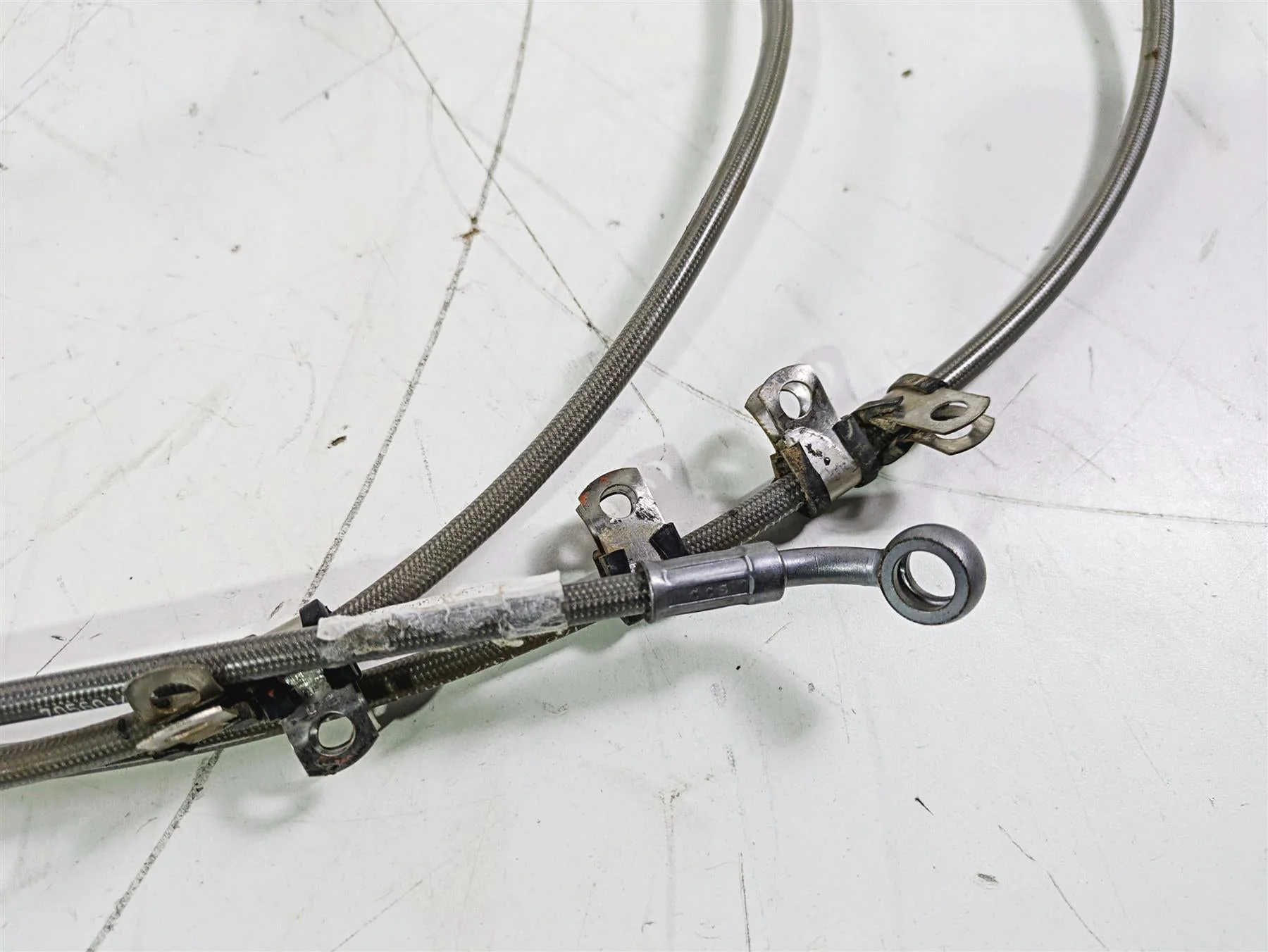 2023 Can Am Maverick X3 XMR Turbo RR Front Rear Brake Line Set 64" 705601492 - Image 2