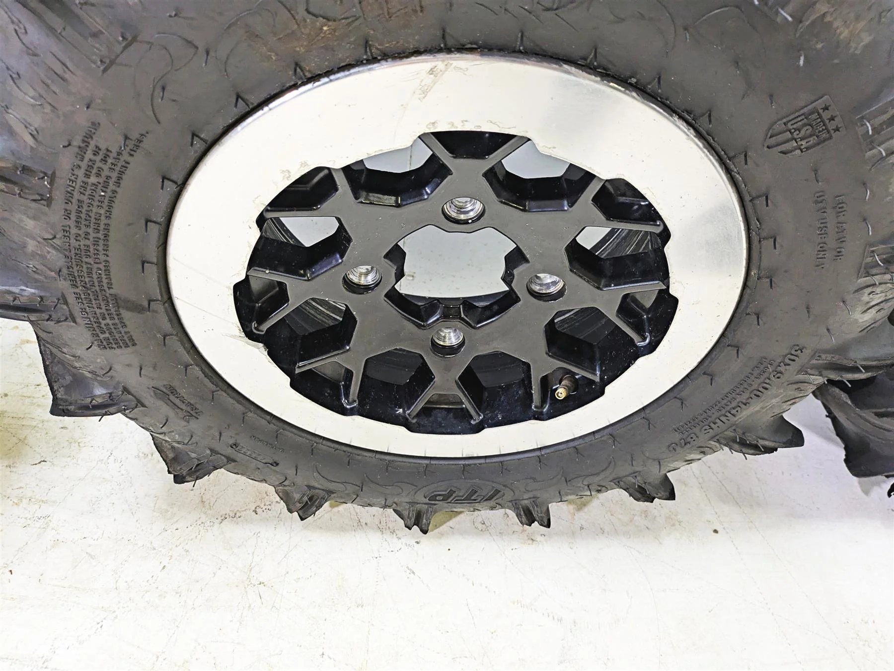 2023 Can Am Maverick X3 XMR Turbo RR Straight Wheel Rim Set 14x7  705402256 - Image 5