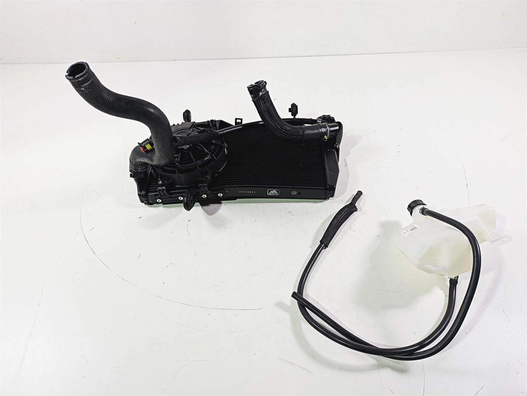 2023 Ducati Monster 937 SP Radiator Fan & Reservoir -No Leaks But Dent 54812612B
