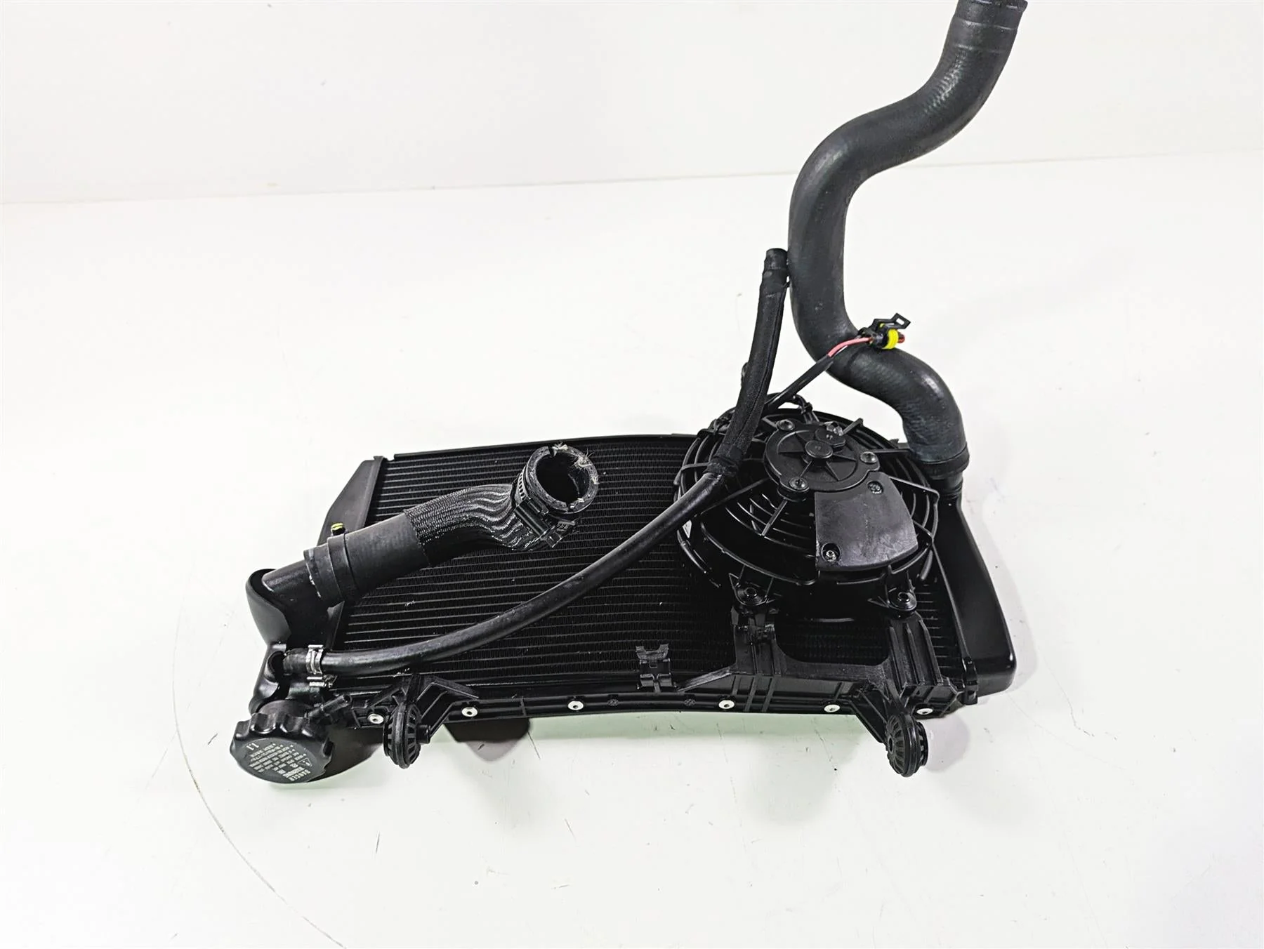 2023 Ducati Monster 937 SP Radiator Fan & Reservoir -No Leaks But Dent 54812612B - Image 5