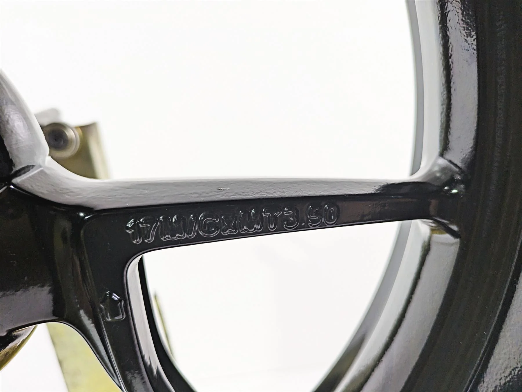 2023 Ducati Monster 937 SP Straight Front Wheel Rim 17x3.5 50122551AA - Image 5