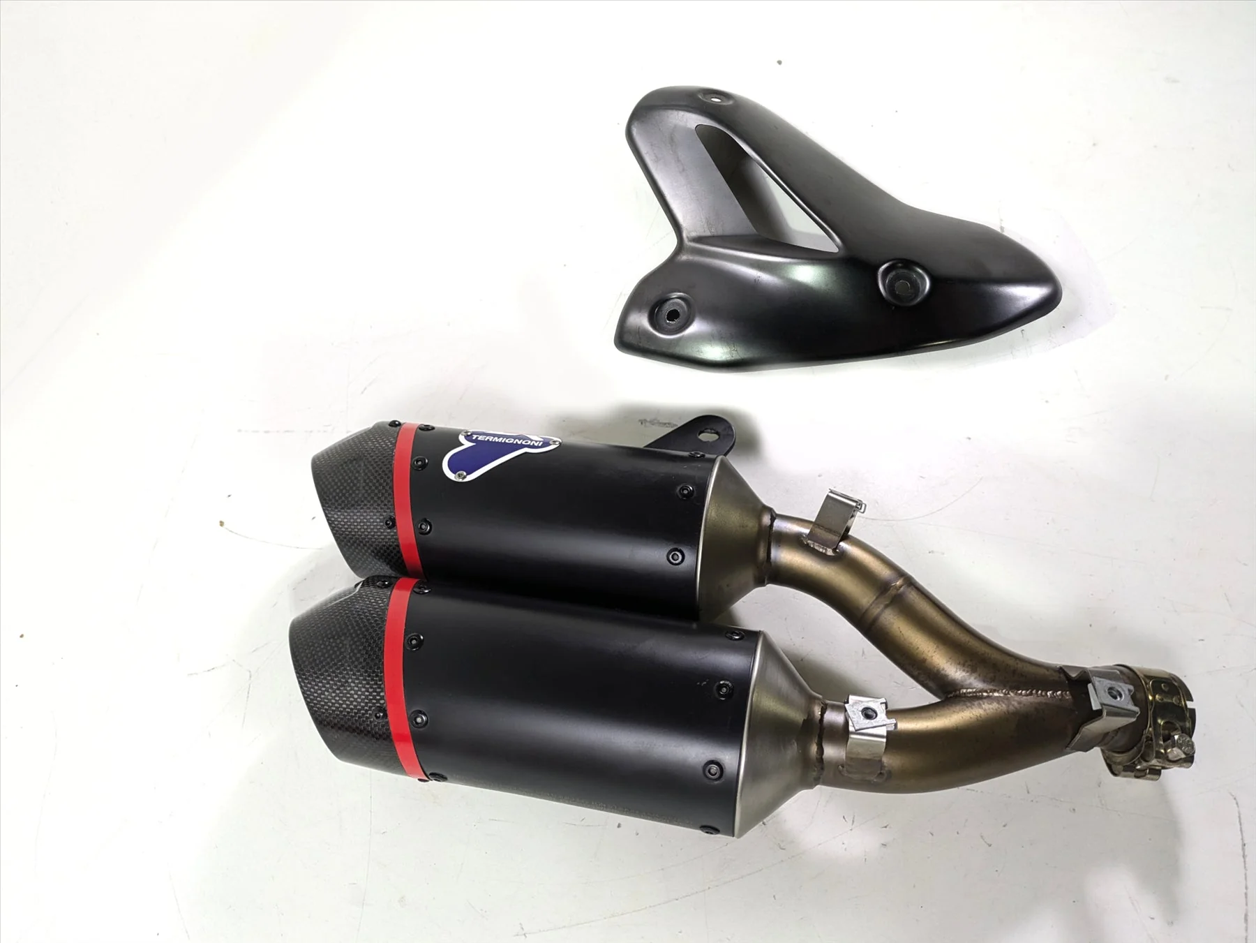 2023 Ducati Monster 937 SP Termignoni Exhaust Muffler & Heat Shield 96413592BA