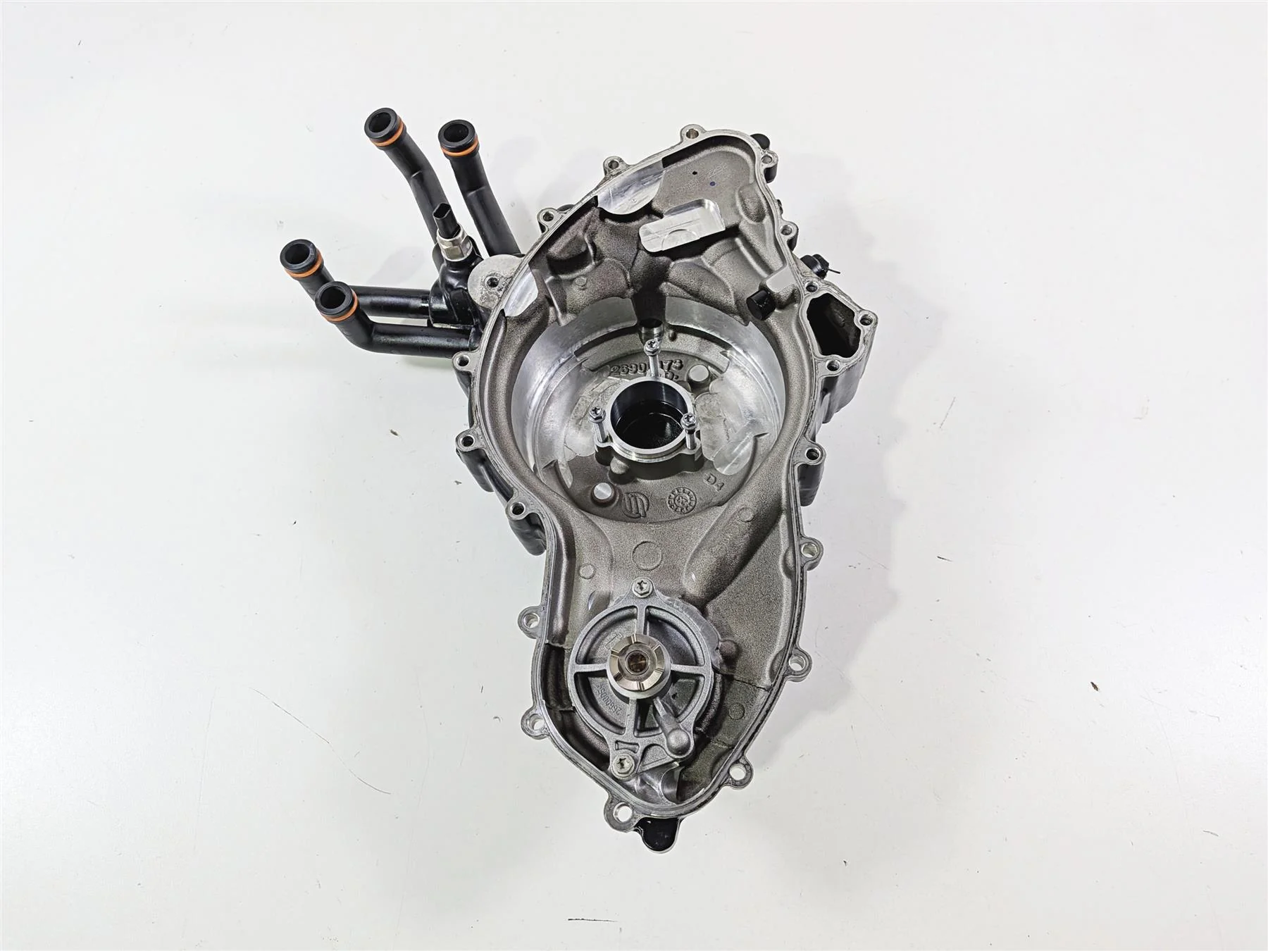 2023 Harley Adv RA1250 S Pan America Stator & Water pump Side Cover 26900175 - Image 6