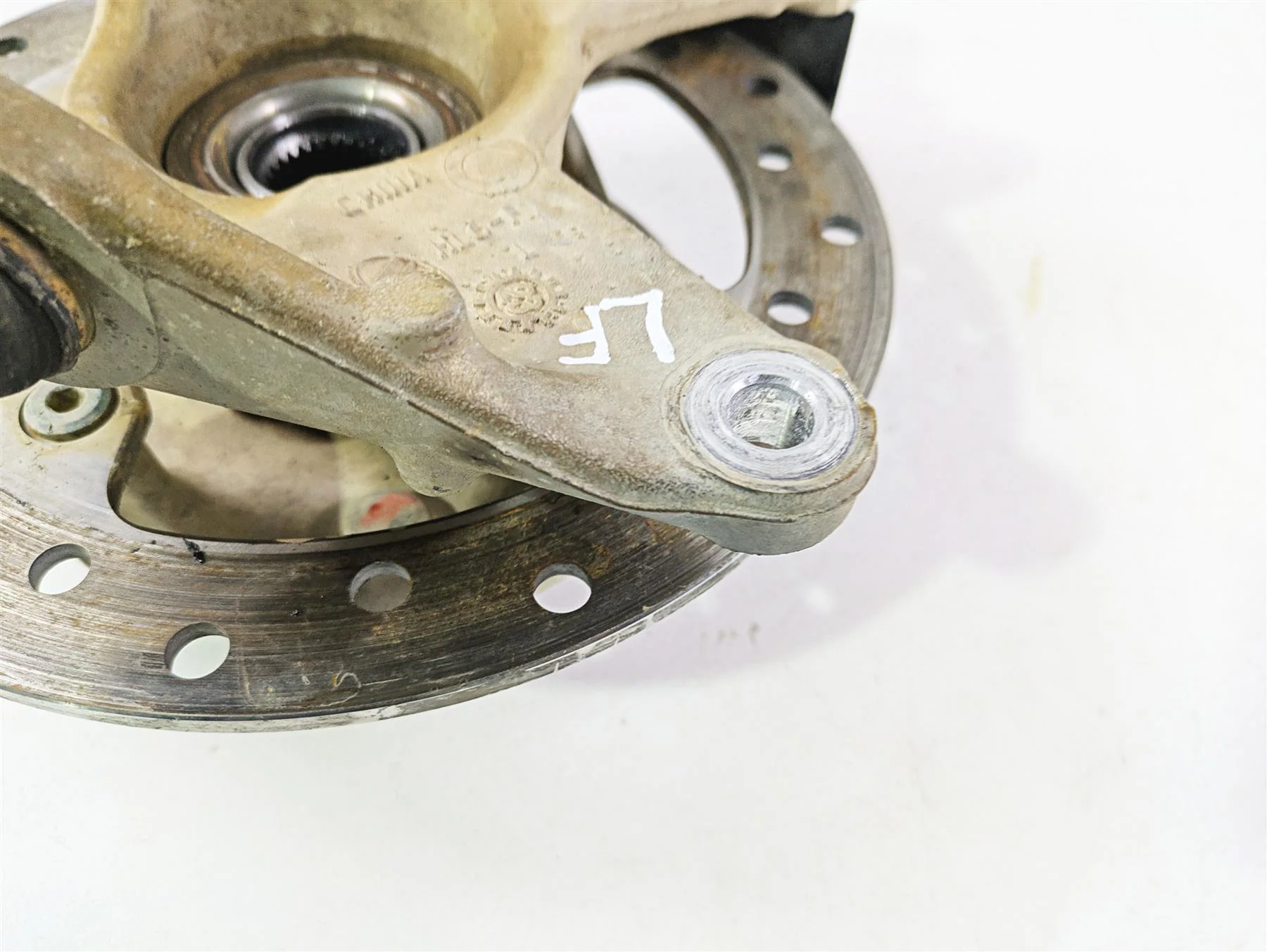 2023 Honda Talon SXS1000 S2R Left Front Wheel Hub Spindle 51250-HL6-AA0 - Image 9