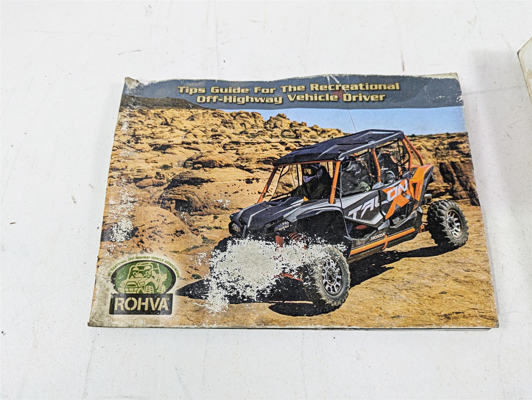 2023 Honda Talon SXS1000 S2R Owners Manual Booklet & Tips Guide 00X31-HL6-6410 - Image 5