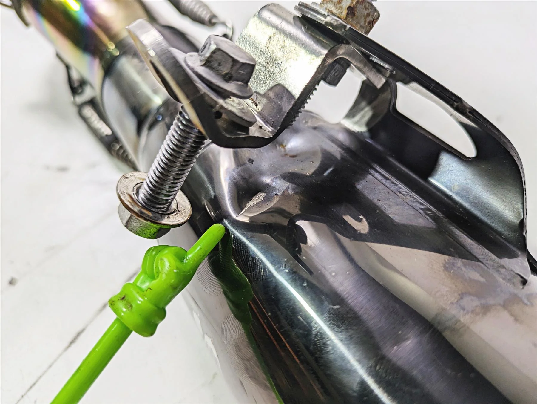 2023 Kawasaki EX400 Ninja IStunt Modify Exhaust SlipOn Muffer Pipe - Image 2