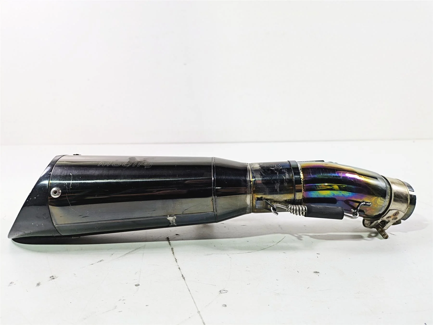 2023 Kawasaki EX400 Ninja IStunt Modify Exhaust SlipOn Muffer Pipe - Image 4