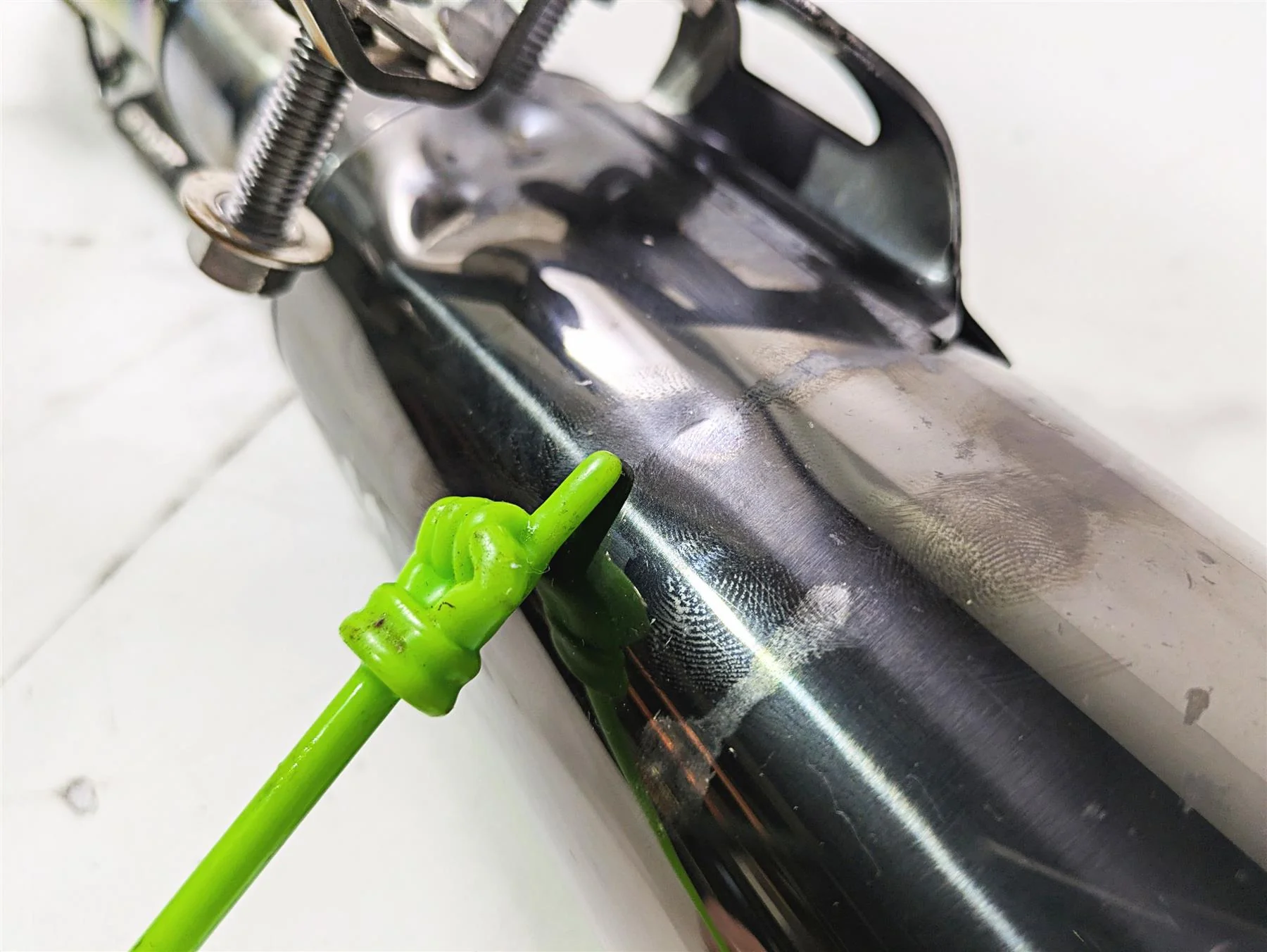 2023 Kawasaki EX400 Ninja IStunt Modify Exhaust SlipOn Muffer Pipe - Image 9