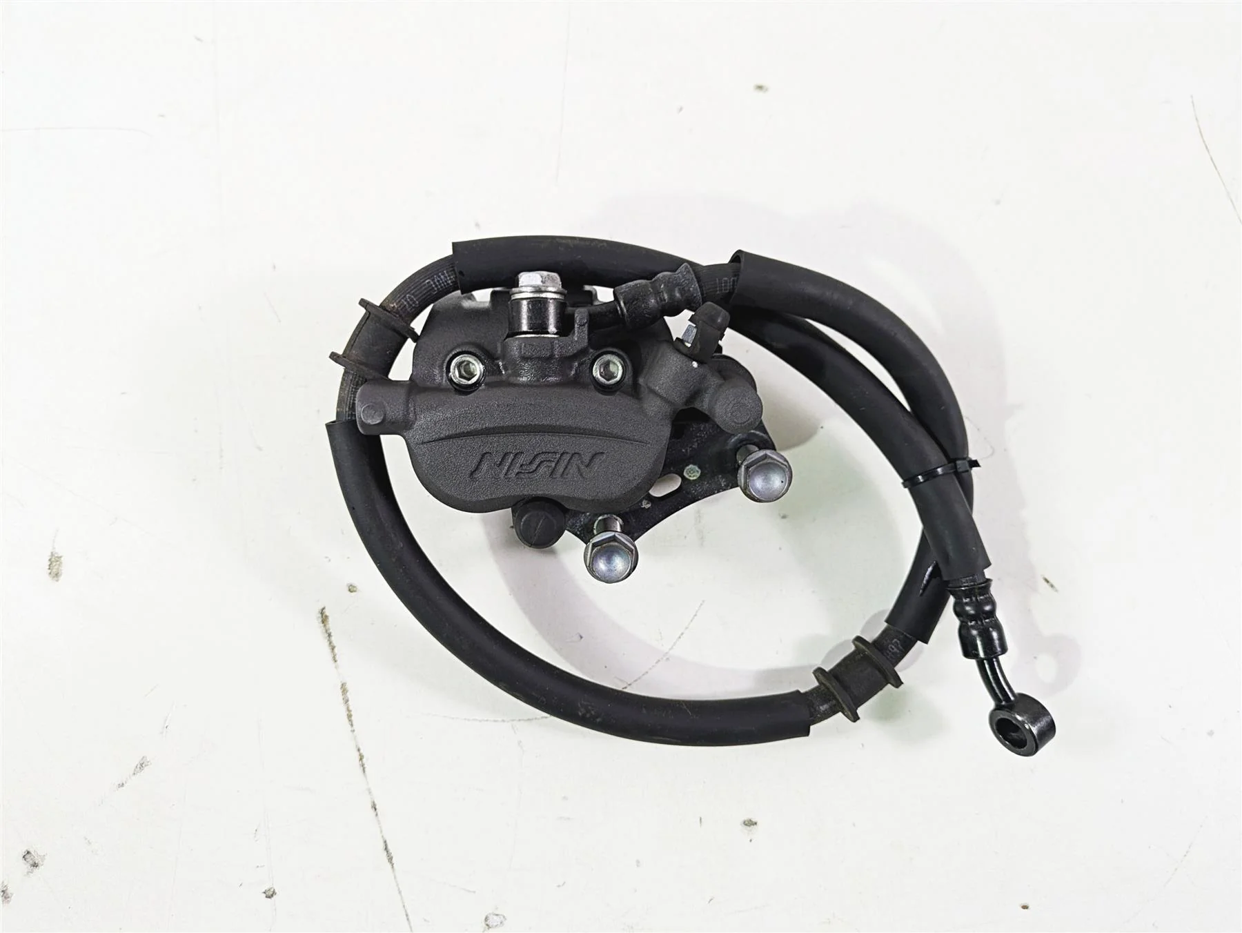 2023 Kawasaki EX400 Ninja Nissin Front Brake Caliper + Line 43080-0244-DJ