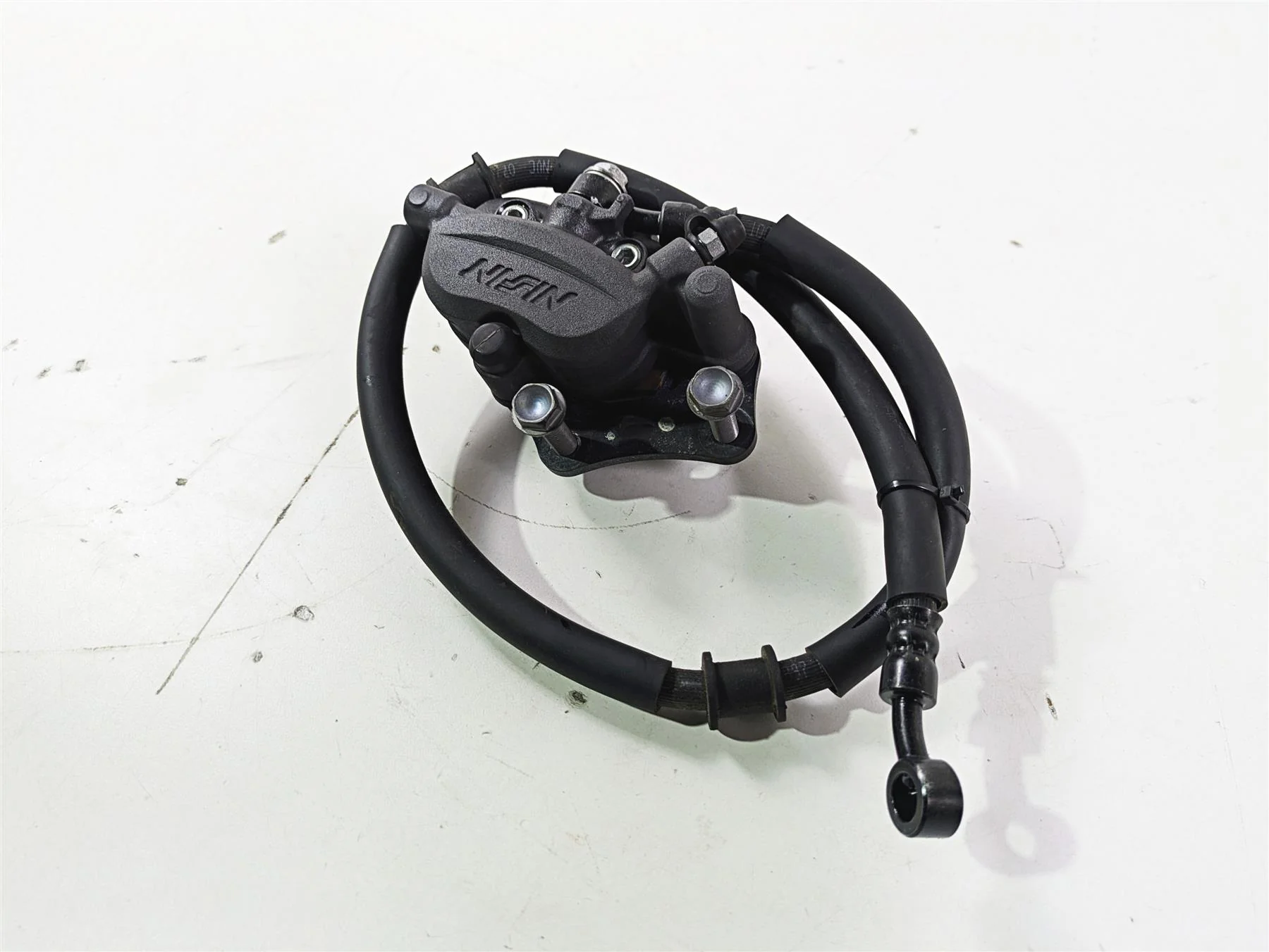 2023 Kawasaki EX400 Ninja Nissin Front Brake Caliper + Line 43080-0244-DJ - Image 12