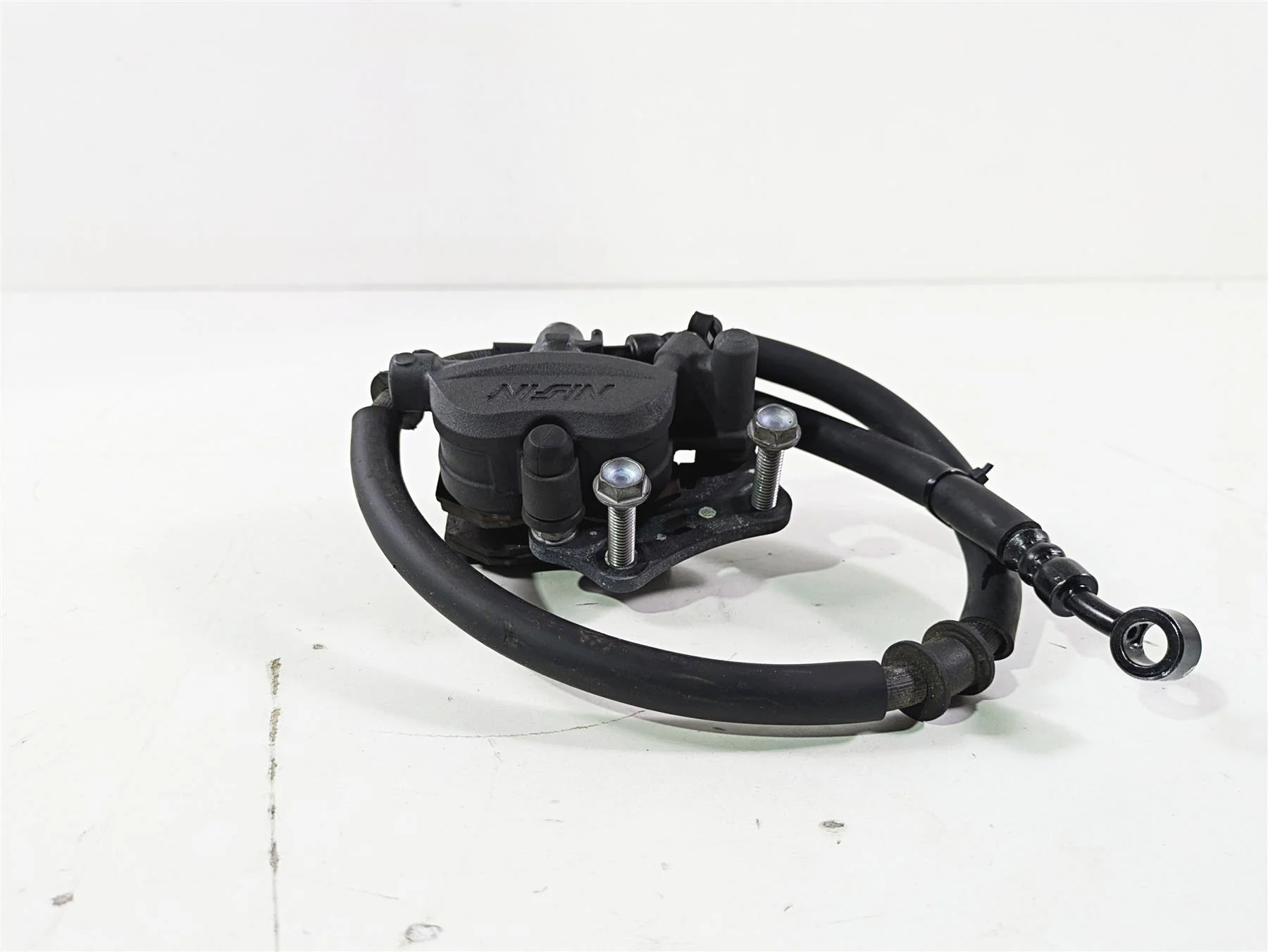 2023 Kawasaki EX400 Ninja Nissin Front Brake Caliper + Line 43080-0244-DJ - Image 2