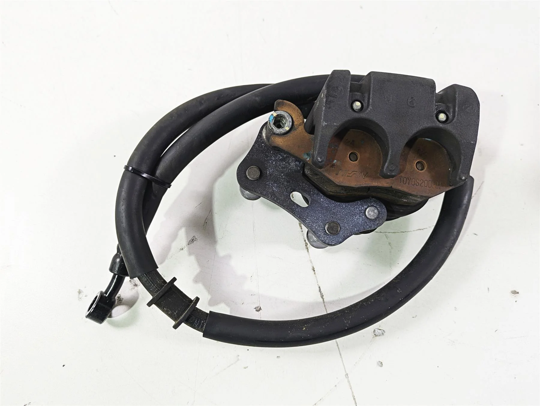 2023 Kawasaki EX400 Ninja Nissin Front Brake Caliper + Line 43080-0244-DJ - Image 6
